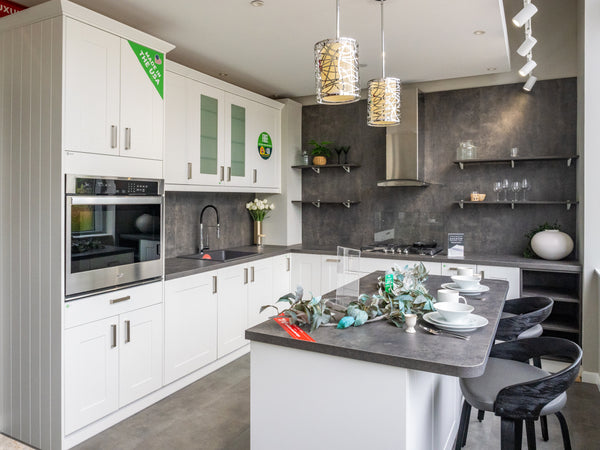 Wren Shaker Classic White Matte Kitchen
