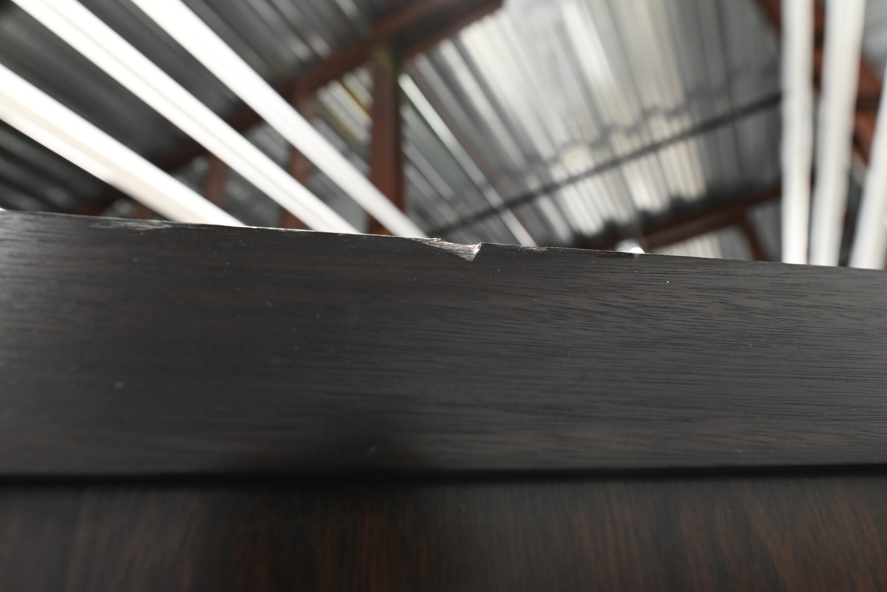 Transitional Dark Wooden Brown Kitchen with Island, Marble Countertops & Luxury Appliances