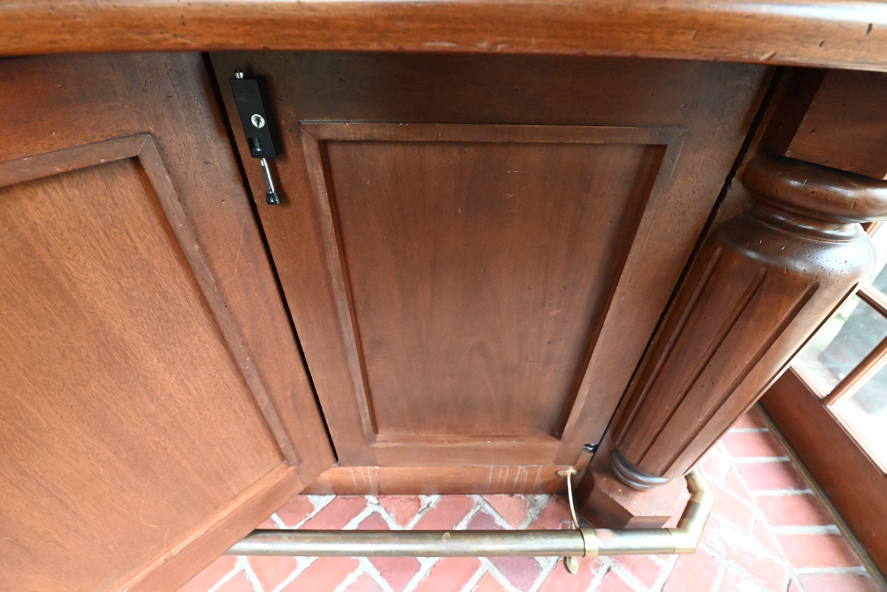 Traditional Wooden Wet Bar with Sink