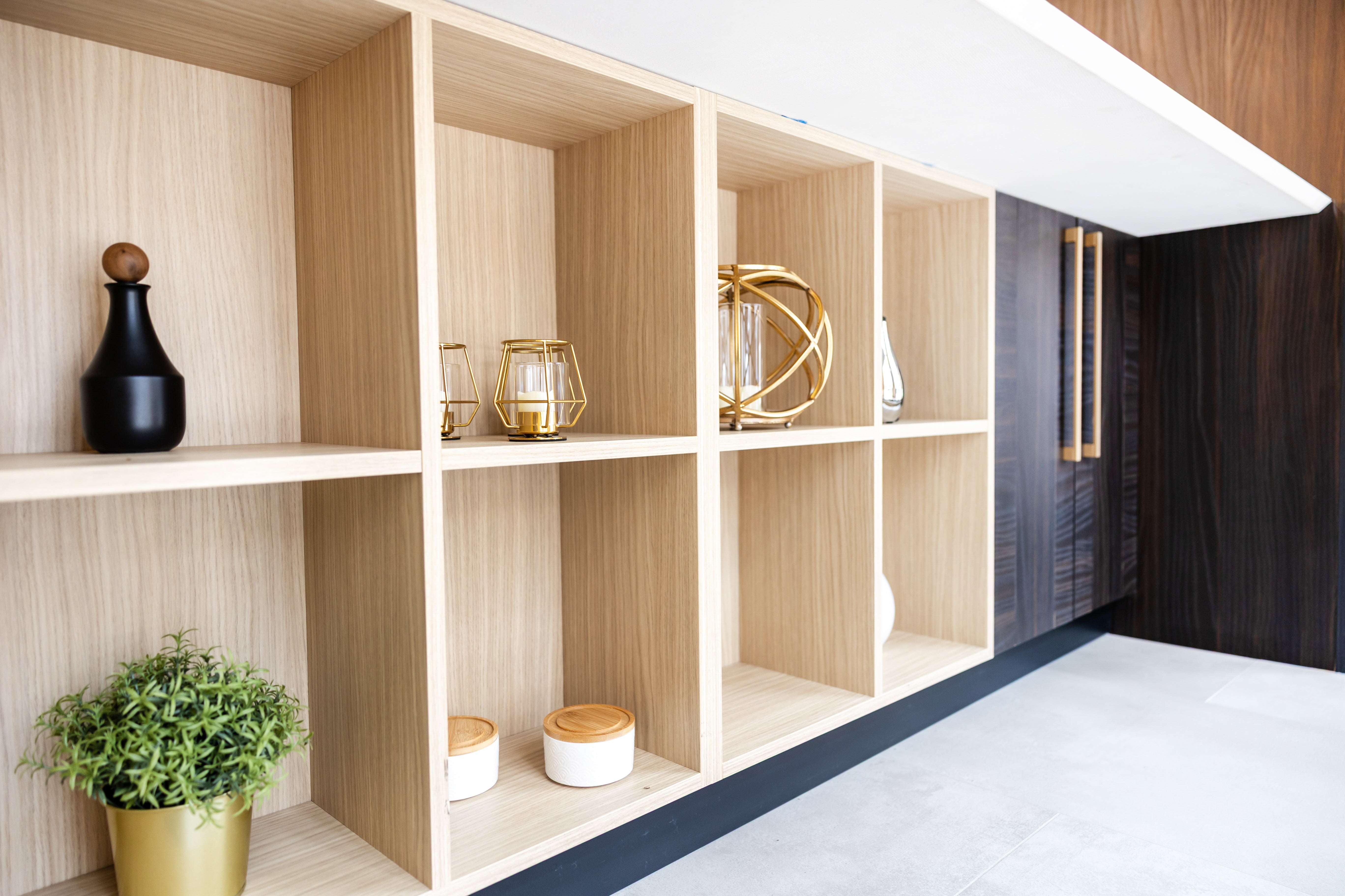 Azzurri Casa Transitional Kitchen with Double Waterfall Island, Dekton Countertops & Monogram Appliances