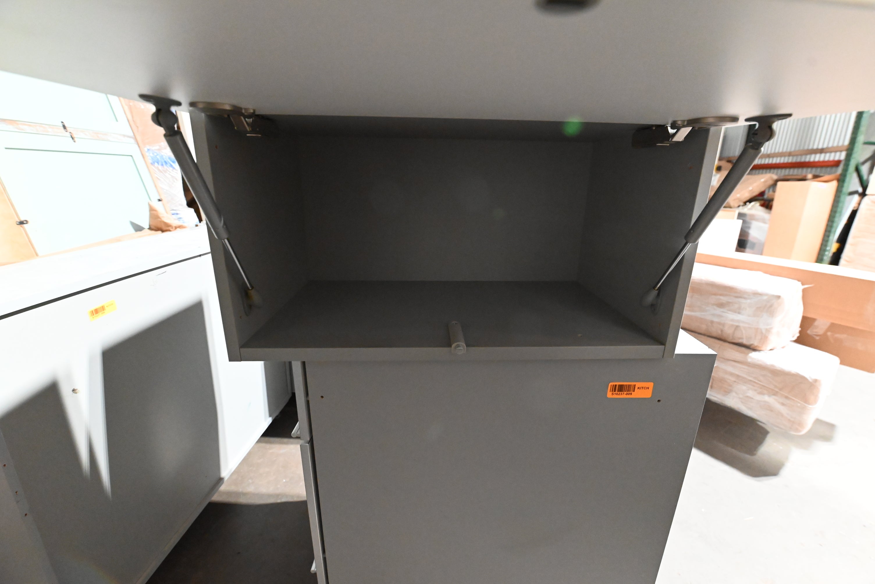 Bulthaup Modern Matte Grey Kitchen with Stone Countertops & Appliances