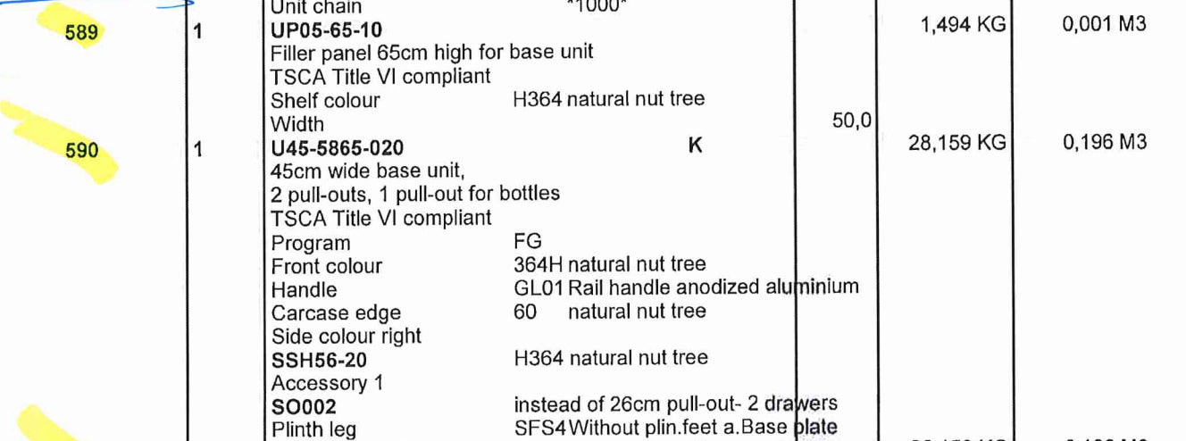 Poggenpohl Modern Natural Nut Tree Make-Up Floating Vanity with Tall Satin Glass Door Linen Storage