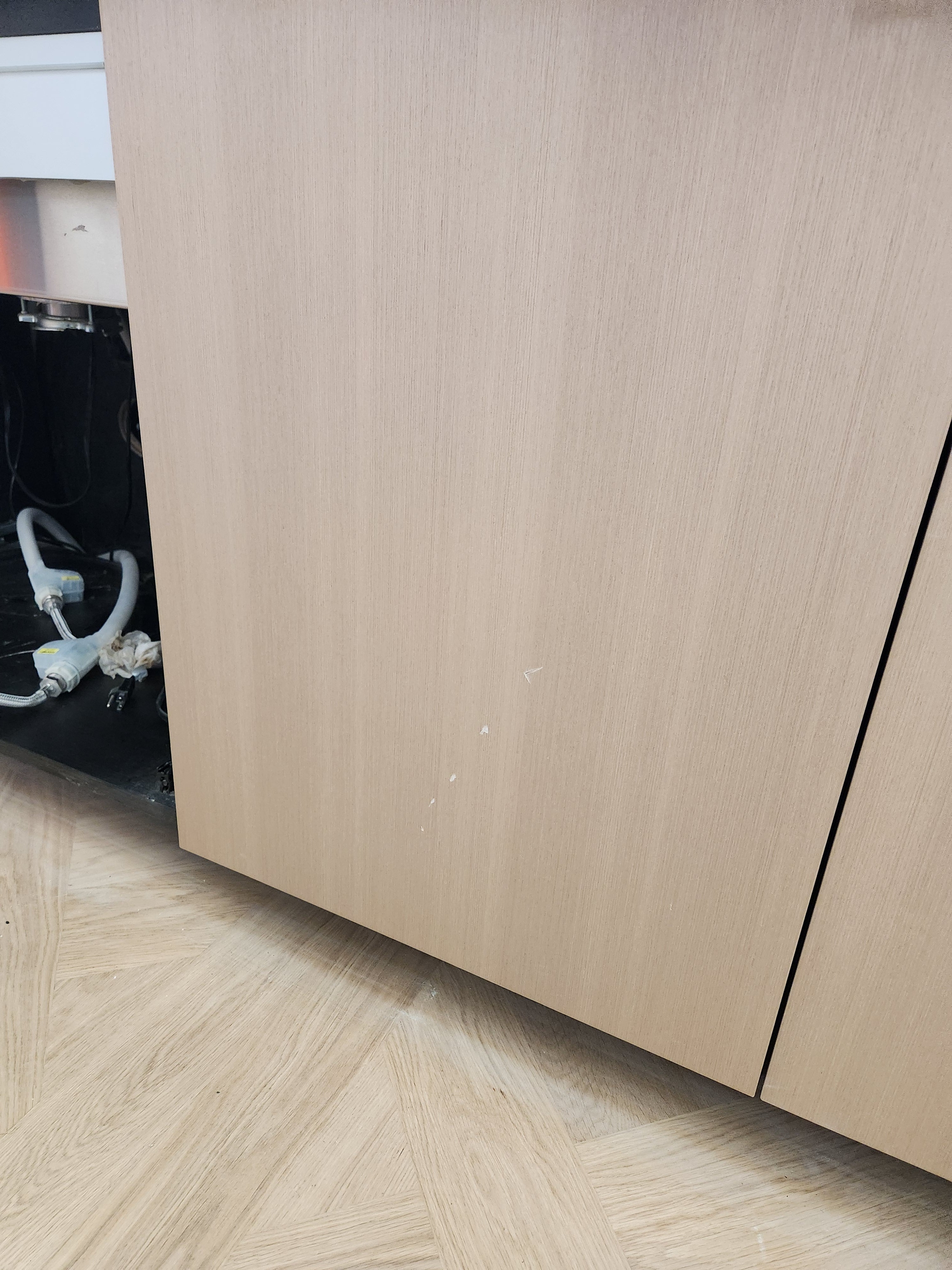 Molteni & C Dada Modern White Oak Kitchen with Marble Countertops & Gaggenau Appliances