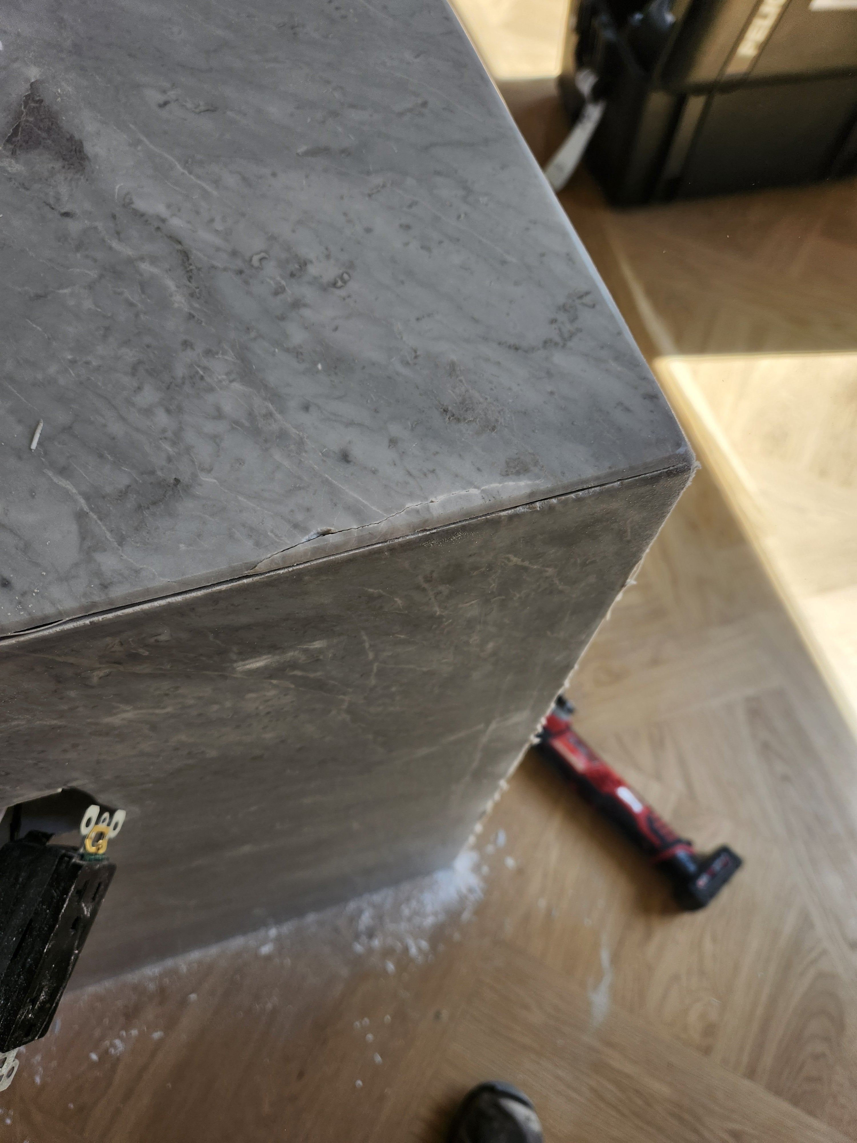 Molteni & C Dada Modern White Oak Kitchen with Marble Countertops & Gaggenau Appliances