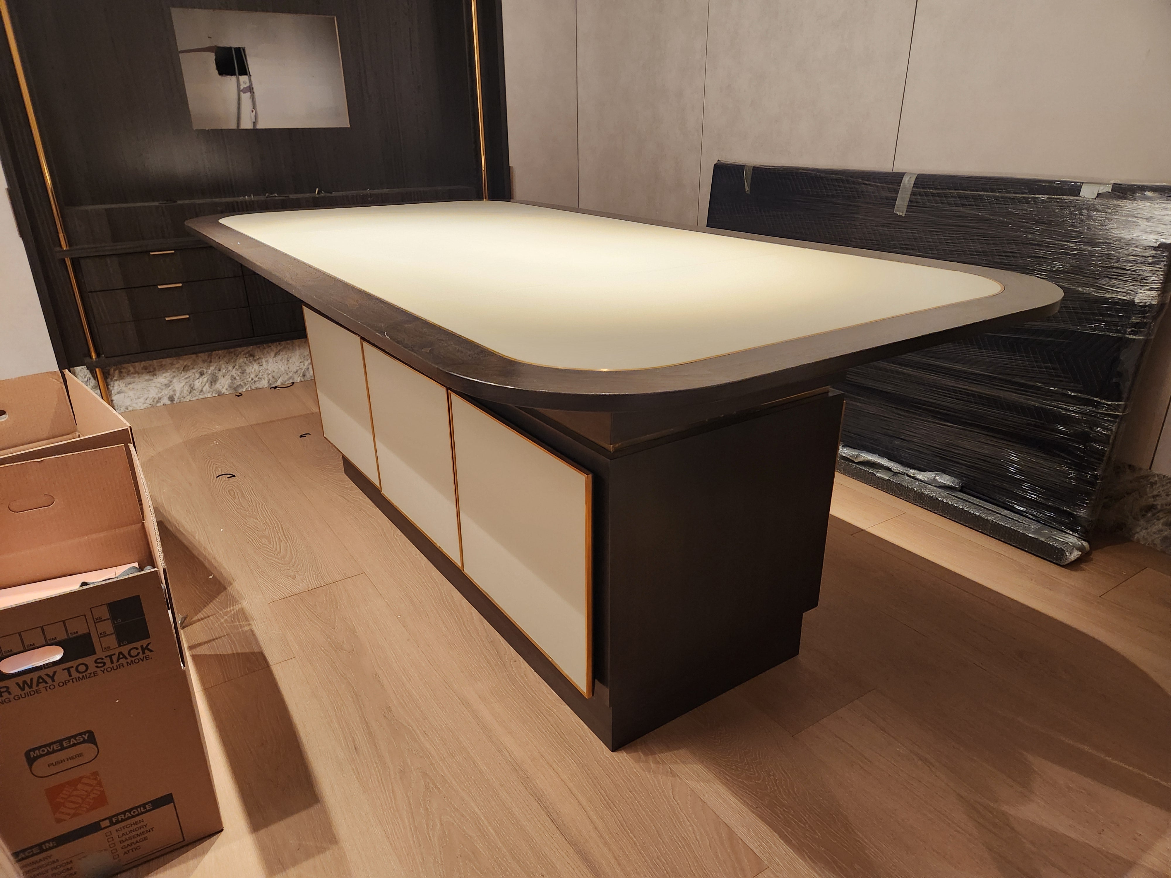 Smallbone Modern Wooden Dining Room Table with Storage