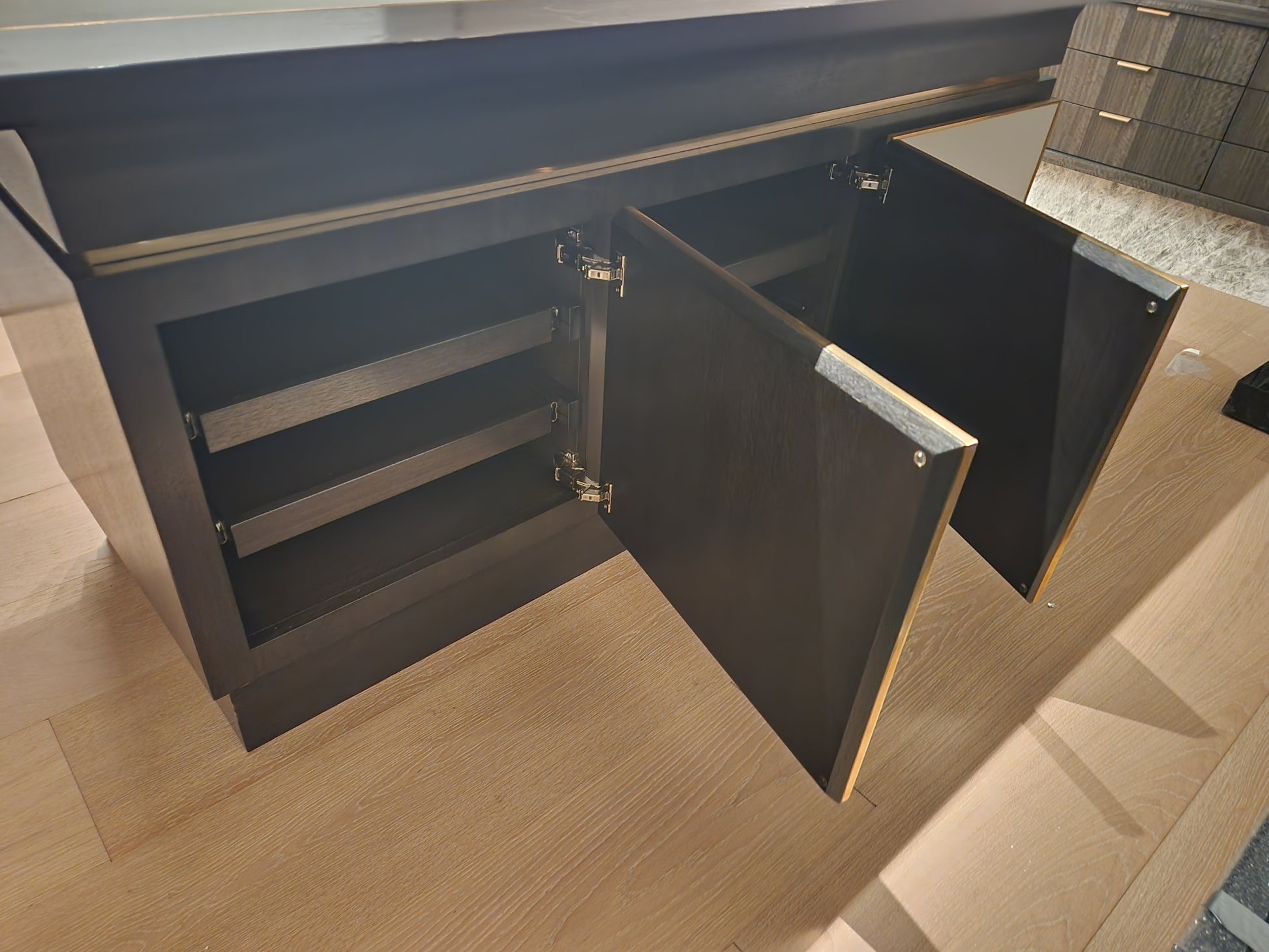 Smallbone Modern Wooden Dining Room Table with Storage