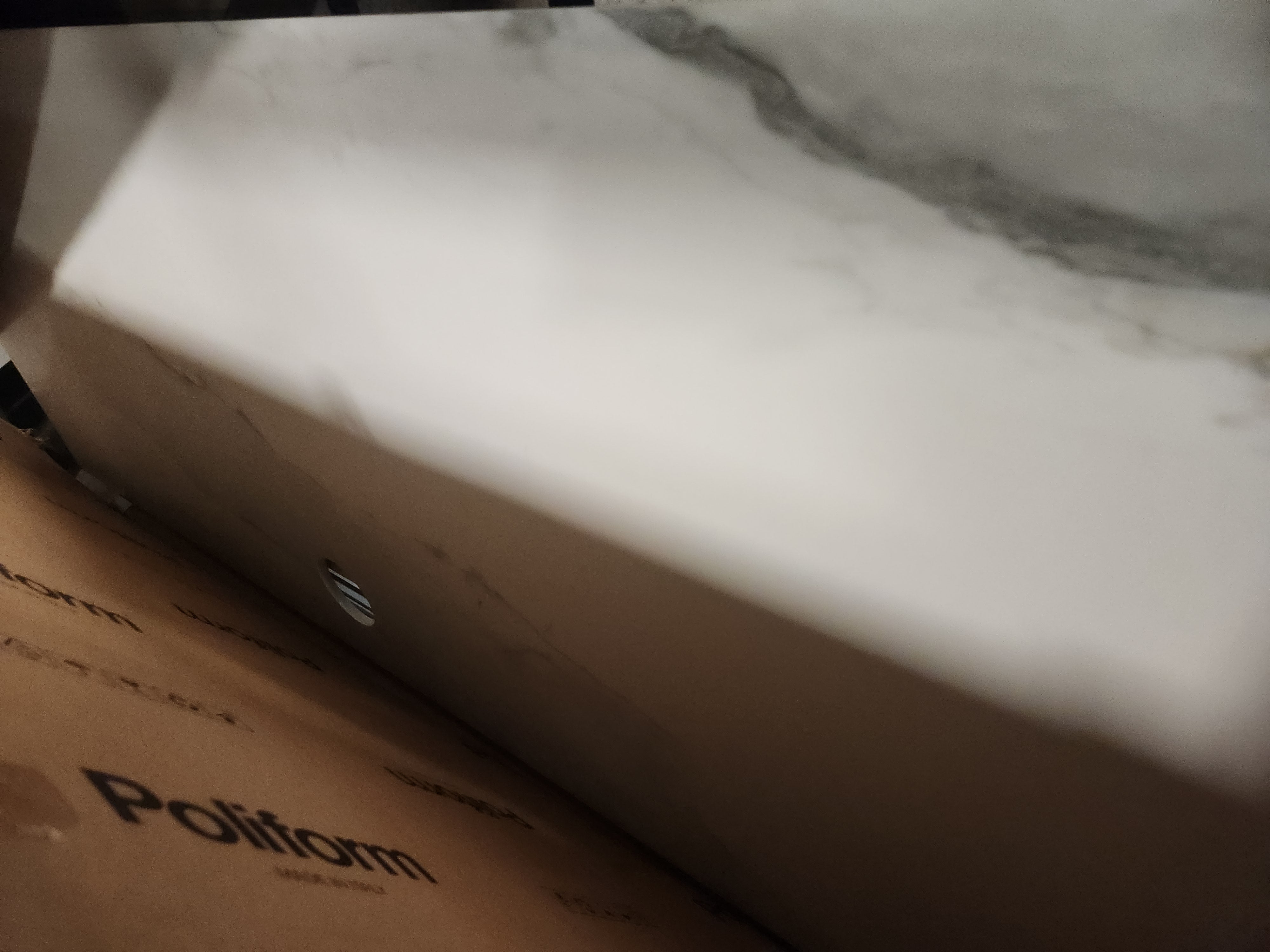 Poliform Phoenix Multi-Tone Modern Kitchen with Artex Island, Stone Countertops and Miele Appliances