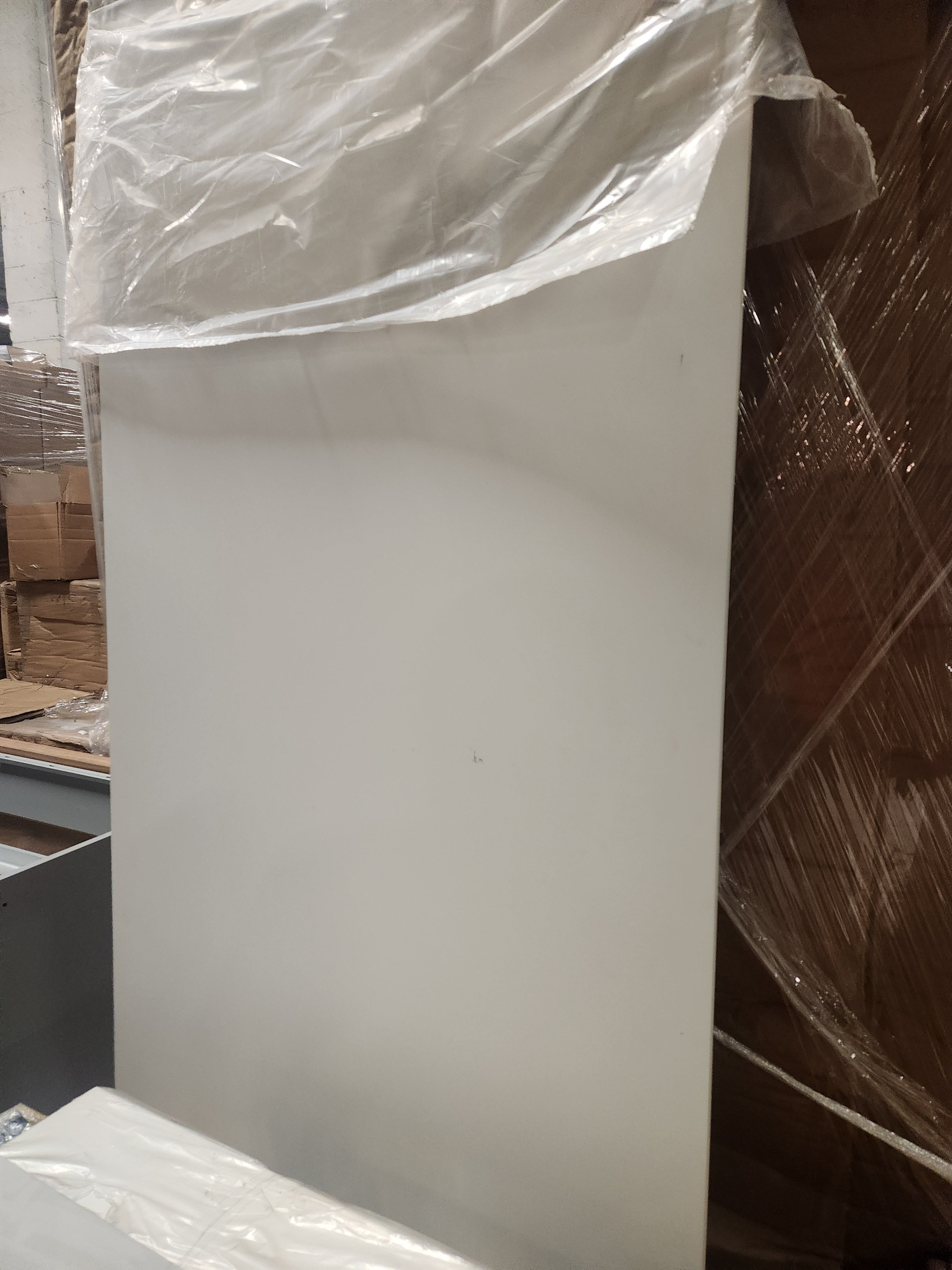 Poliform Phoenix Multi-Tone Modern Kitchen with Artex Island, Stone Countertops and Miele Appliances