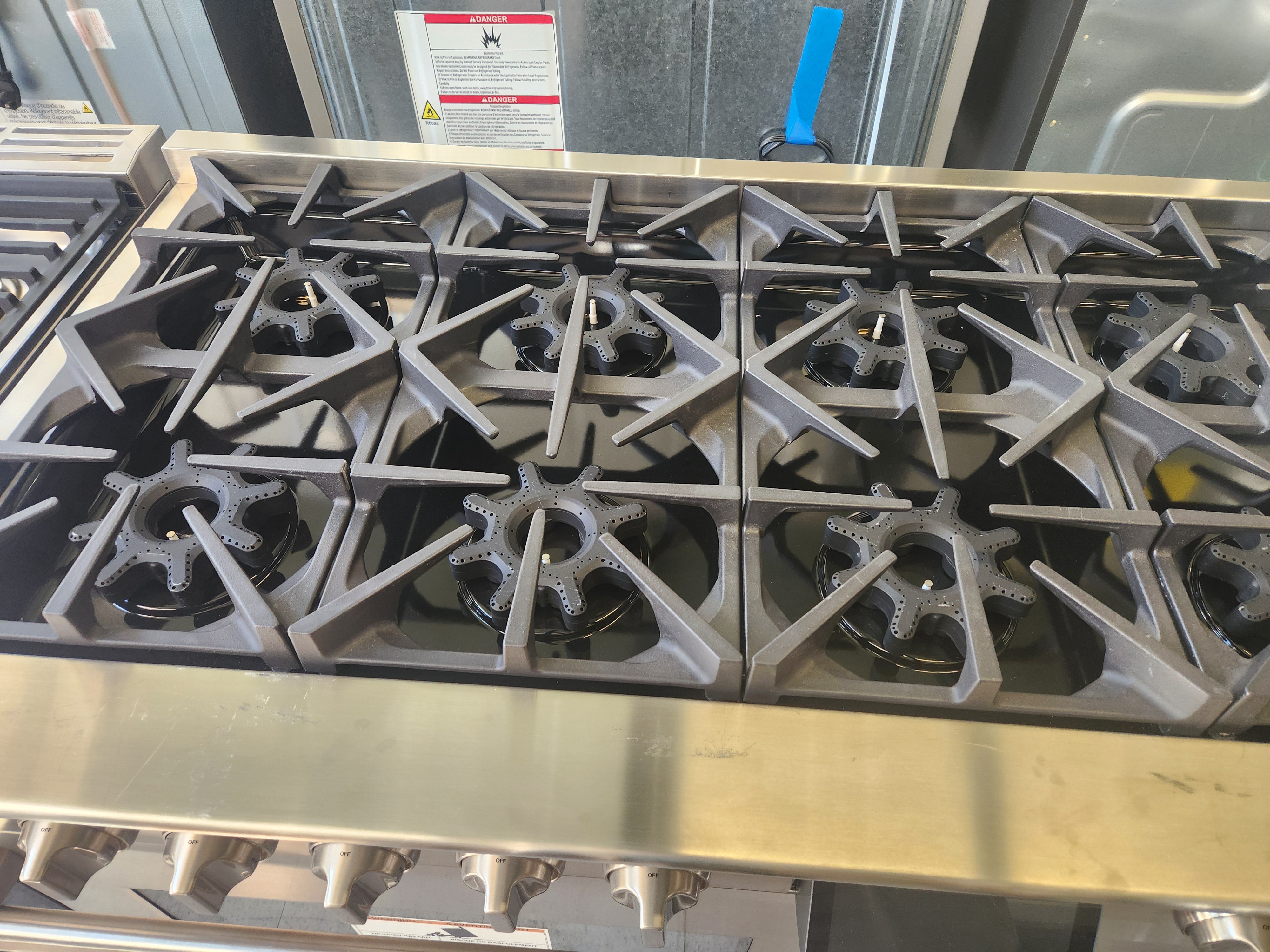 BlueStar BSDF6010BL 60" Stainless Steel Dual Fuel Range