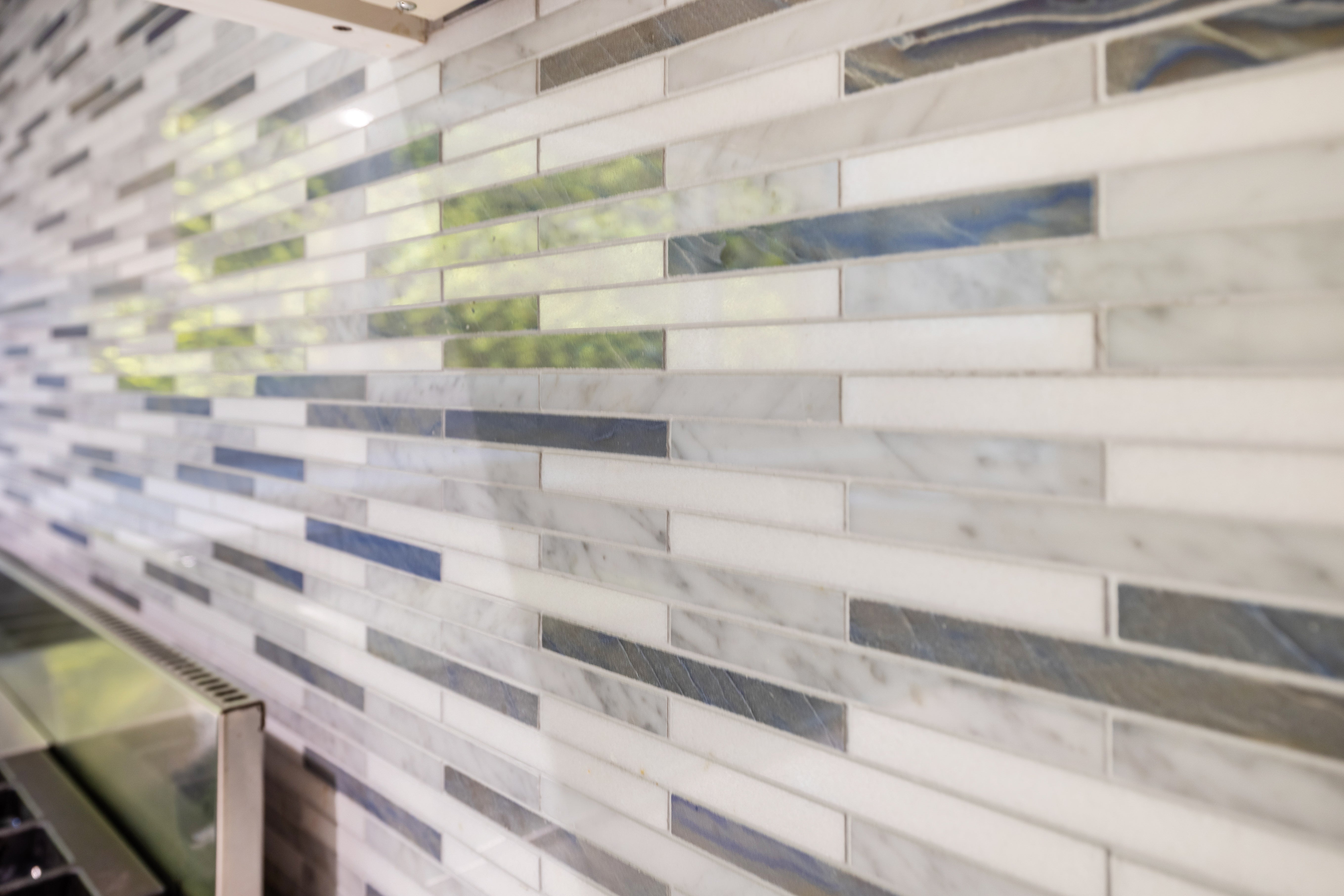 Plain & Fancy Transitional White Kitchen with Island, Countertops and Wolf & Sub-Zero Appliances