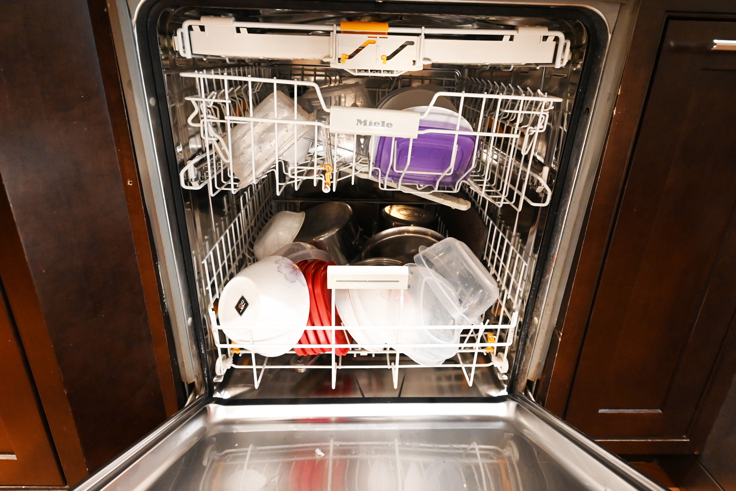 Custom Dignified Chestnut Transitional Pre-Owned Kitchen