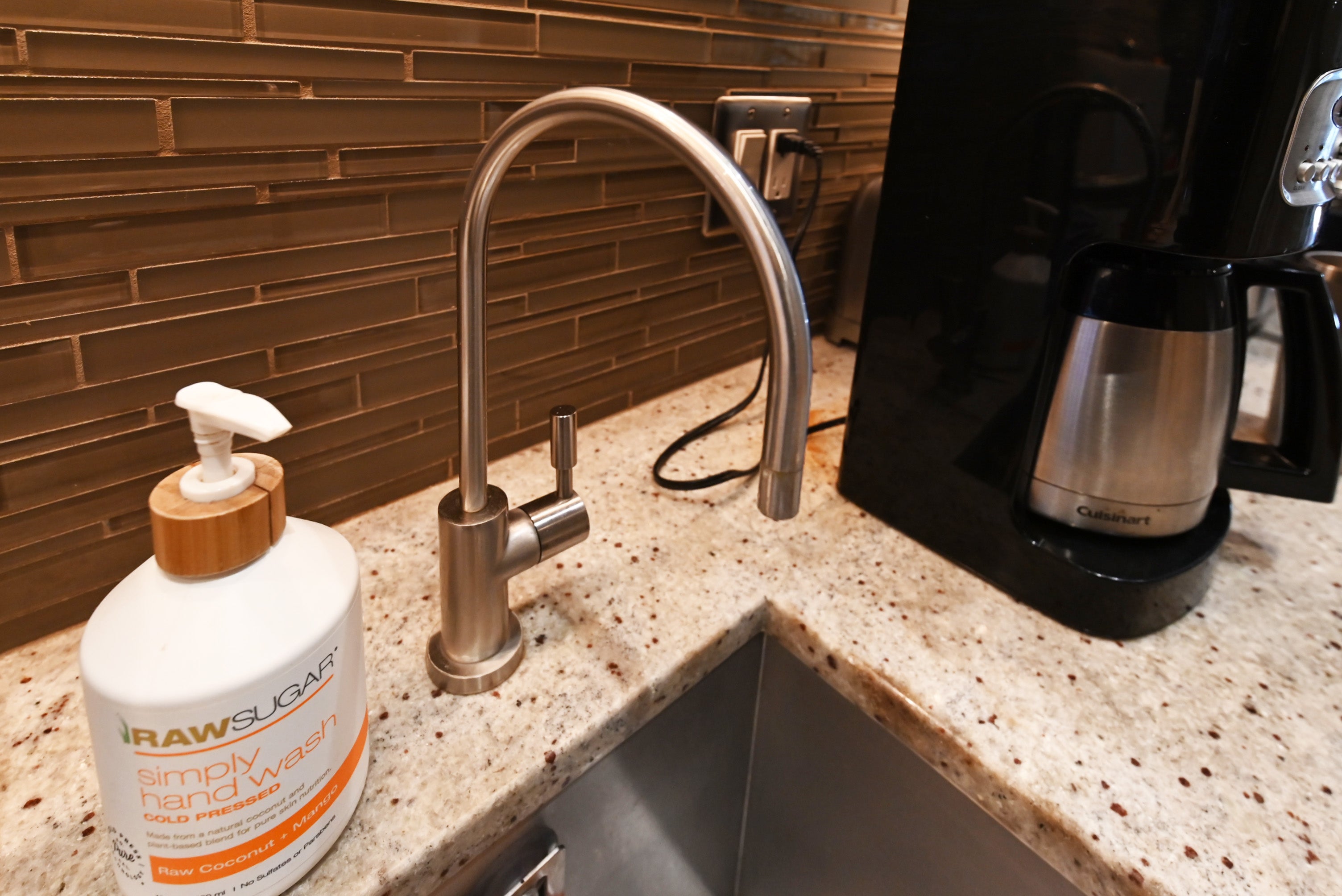 Custom Dignified Chestnut Transitional Pre-Owned Kitchen