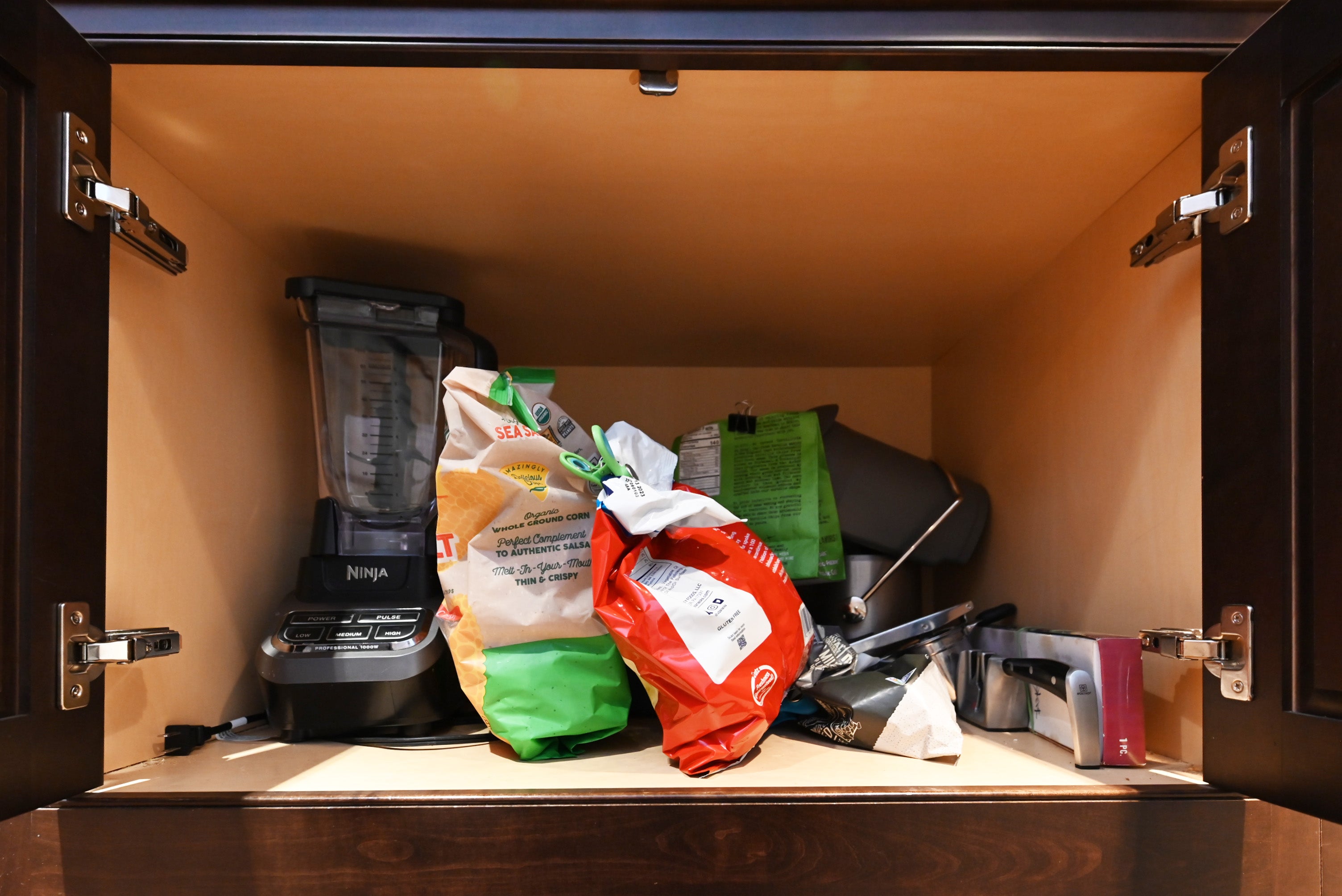 Custom Dignified Chestnut Transitional Pre-Owned Kitchen