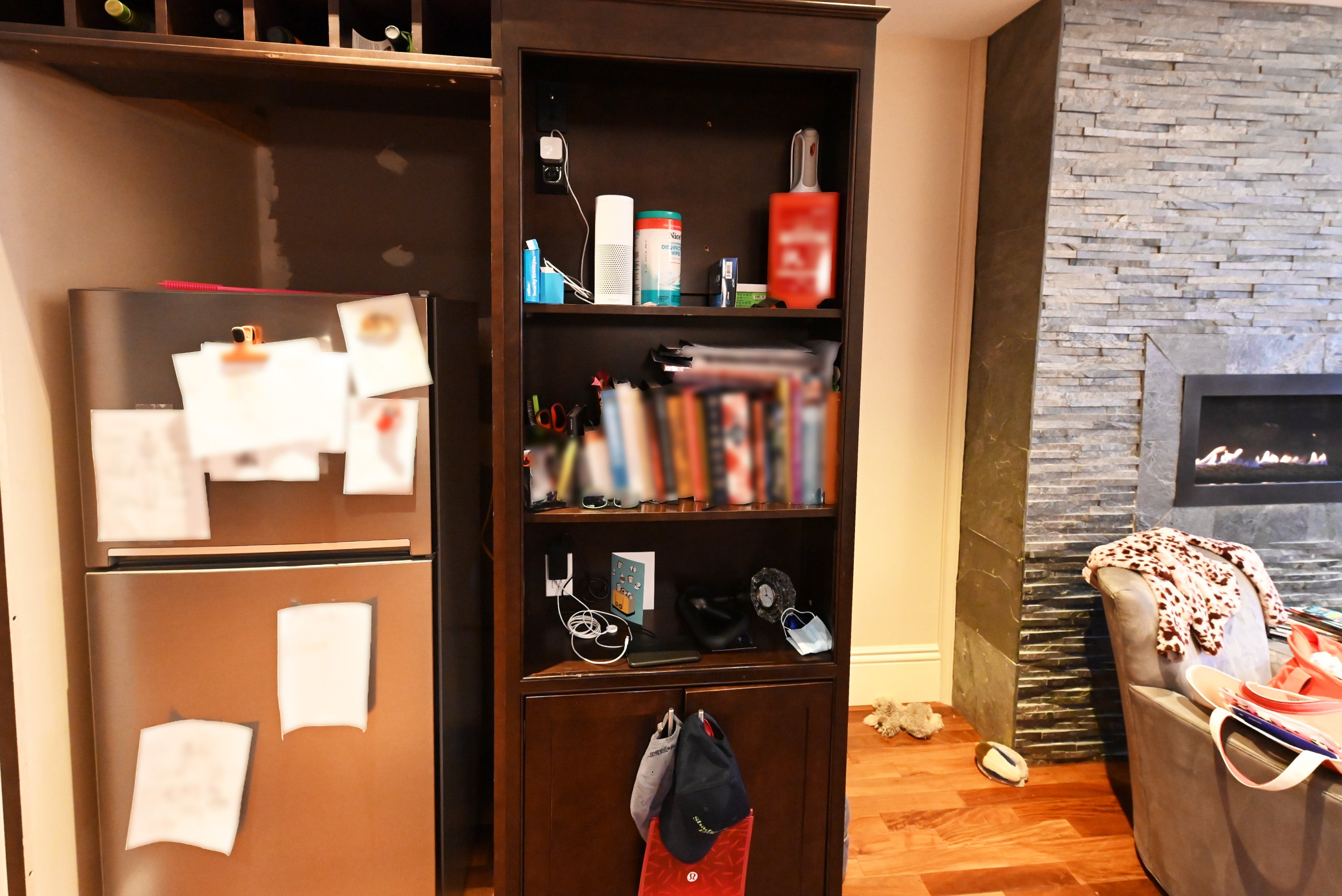 Custom Dignified Chestnut Transitional Pre-Owned Kitchen