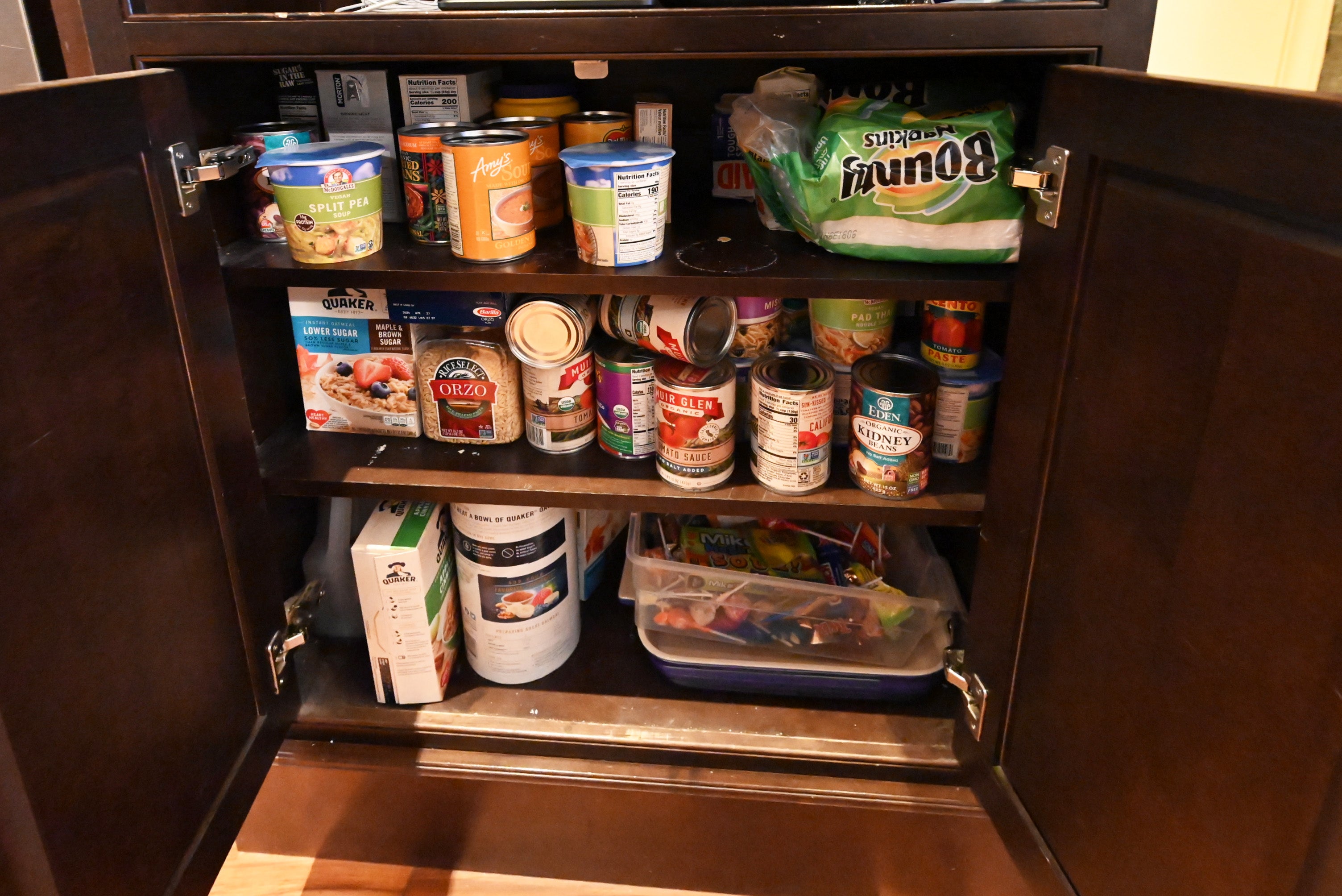 Custom Dignified Chestnut Transitional Pre-Owned Kitchen