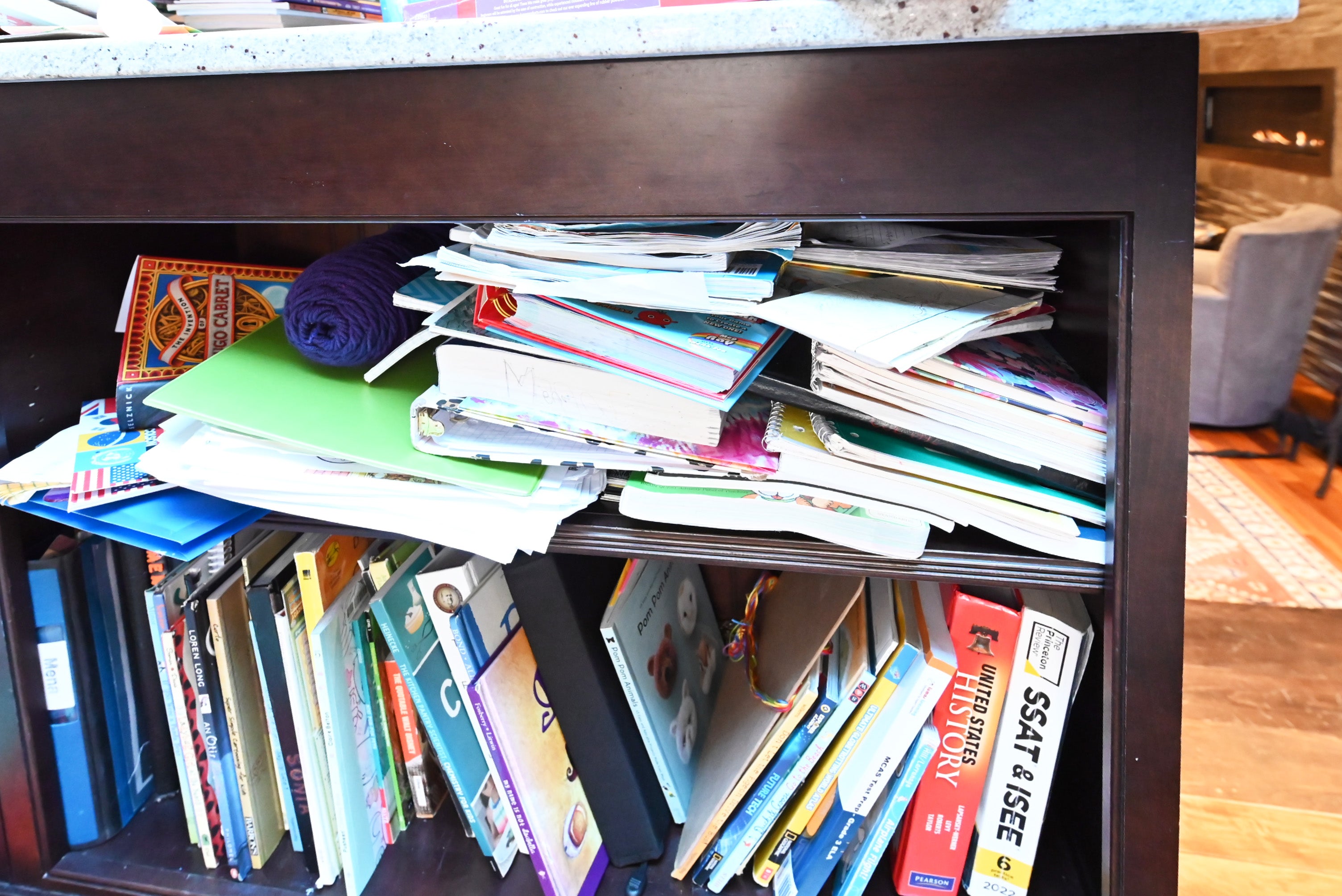 Custom Dignified Chestnut Transitional Pre-Owned Kitchen