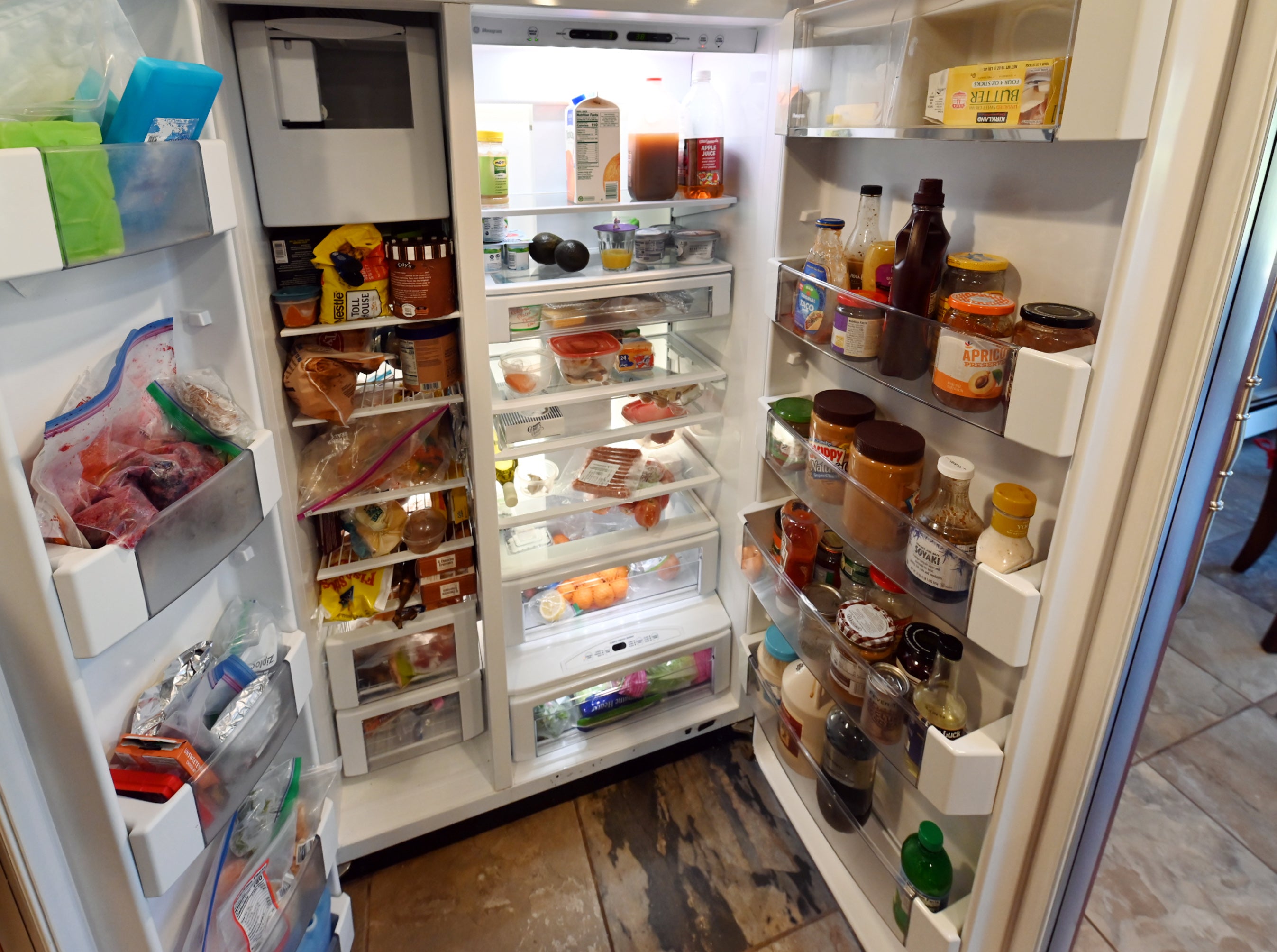 Ackley Cabinet Timeless Cherry & Stainless Traditional Pre-Owned Kitchen