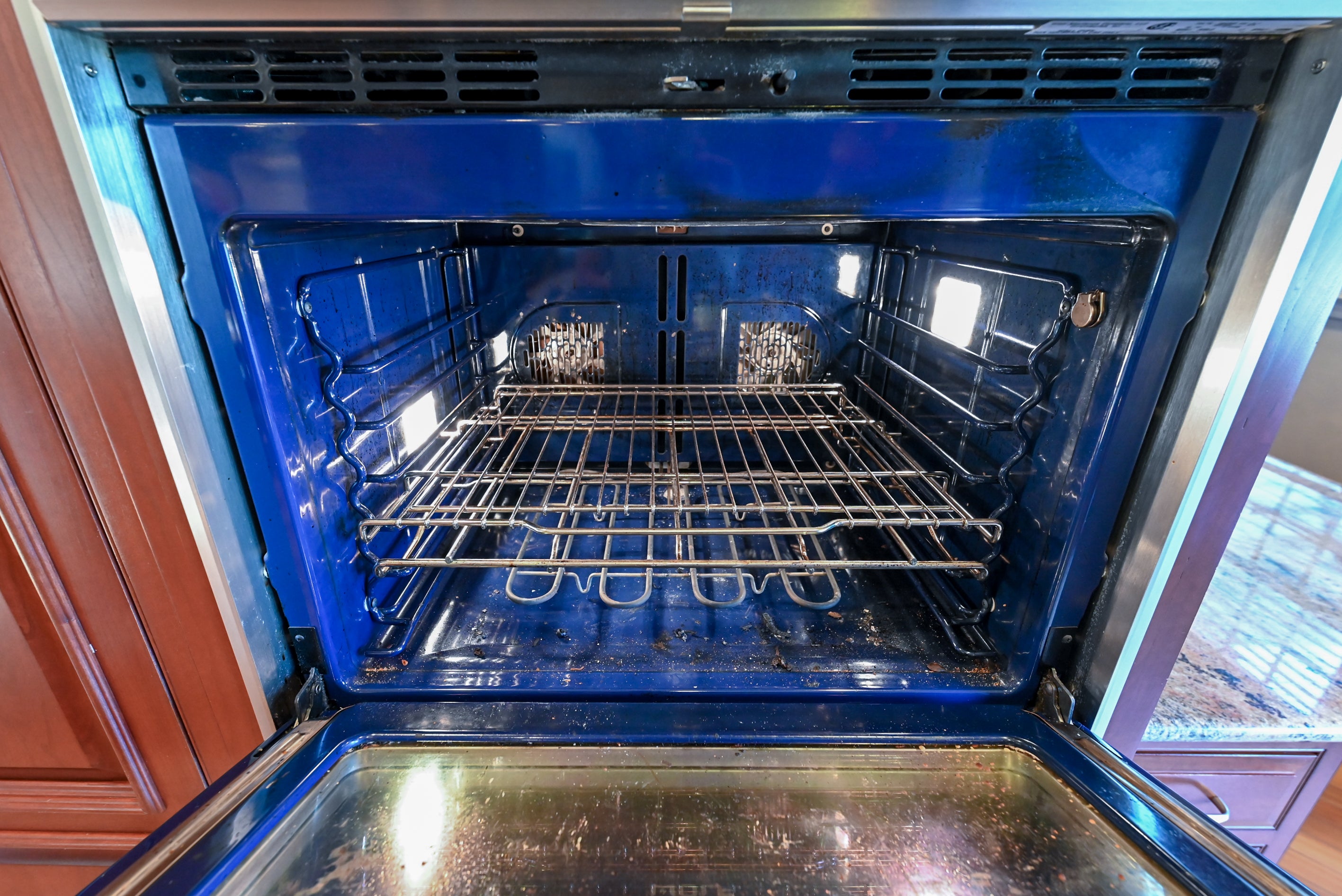 Crystal Cabinetry Terracotta Sunset Traditional Pre-Owned Kitchen W/ Wet Bar