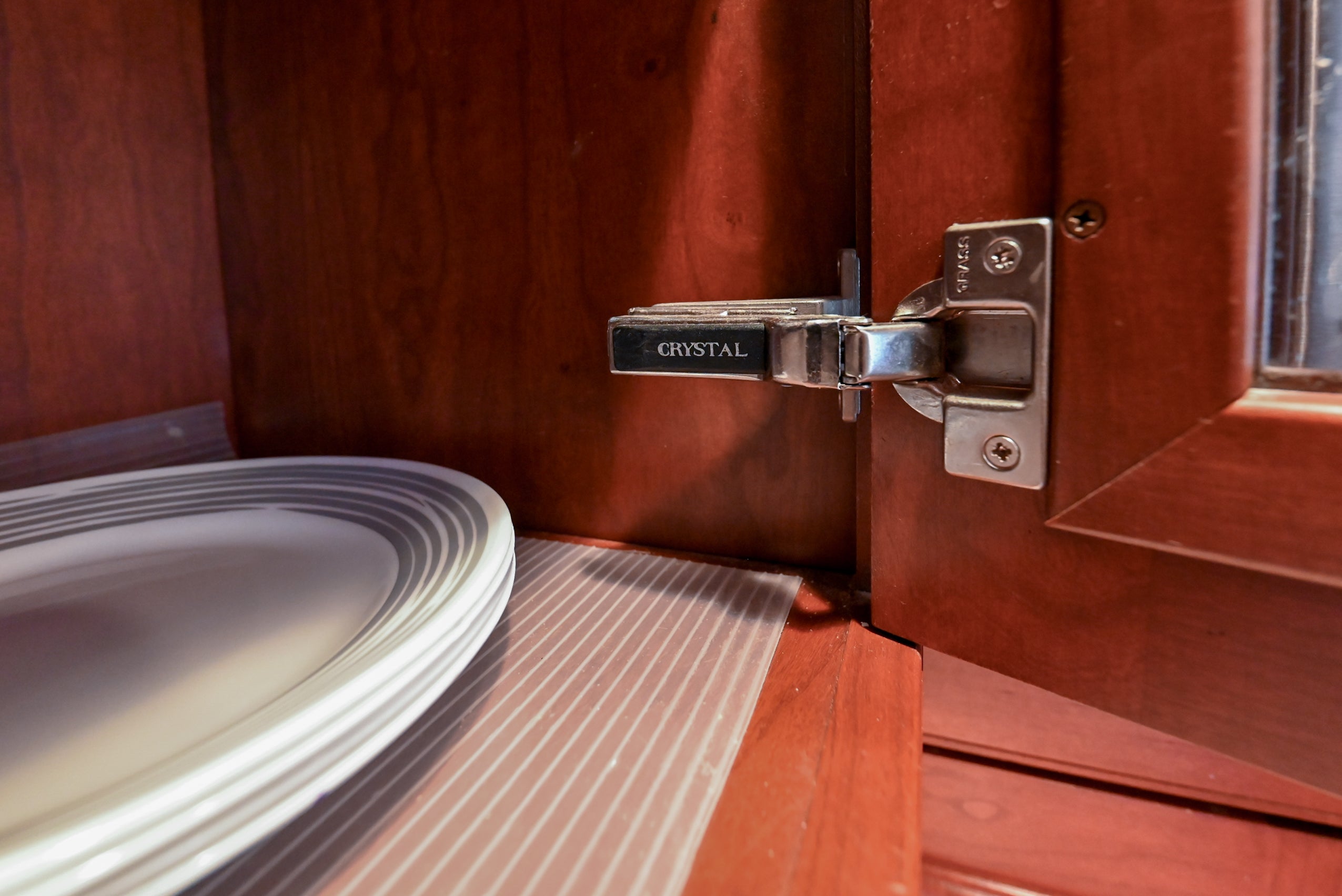 Crystal Cabinetry Terracotta Sunset Traditional Pre-Owned Kitchen W/ Wet Bar