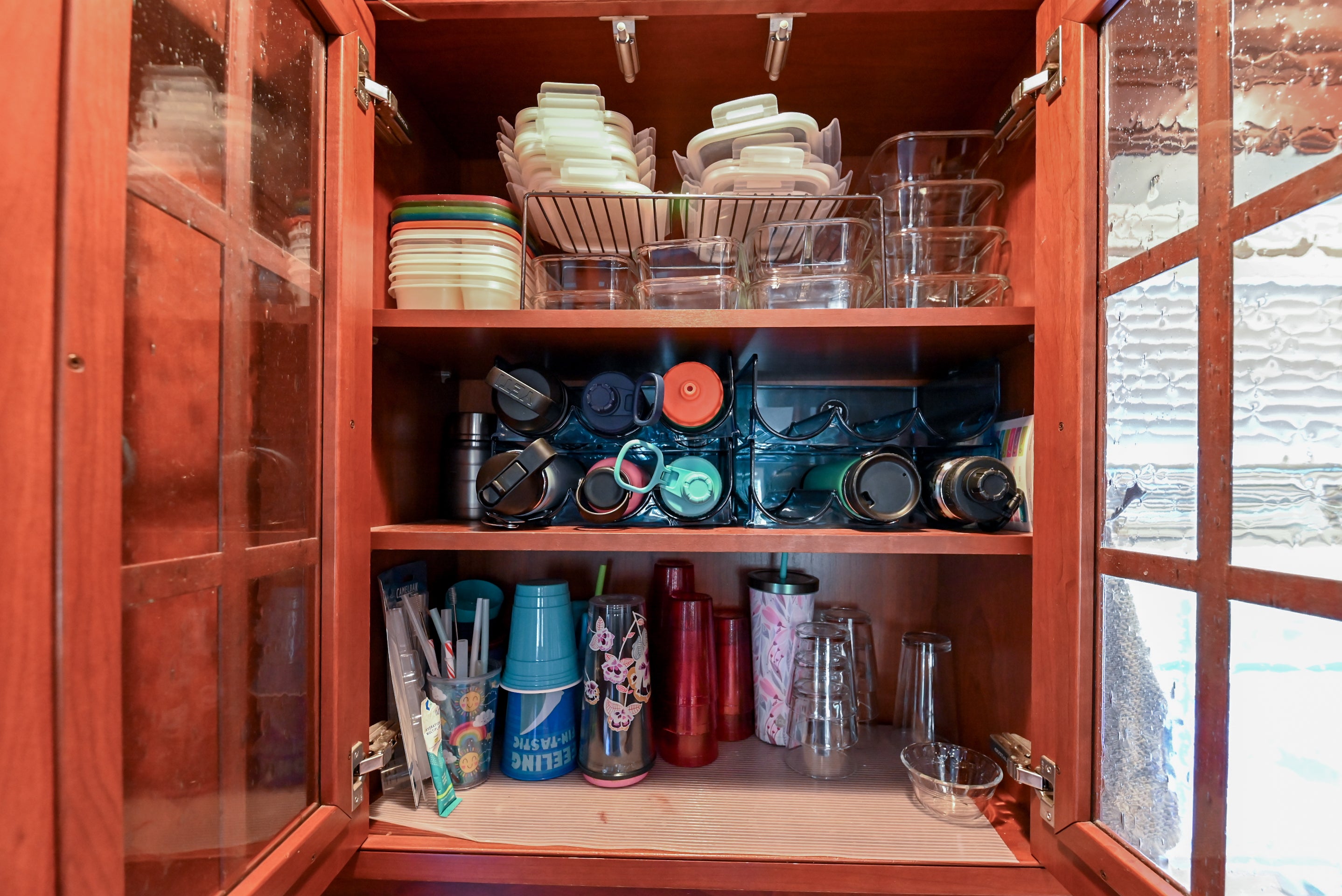 Crystal Cabinetry Terracotta Sunset Traditional Pre-Owned Kitchen W/ Wet Bar