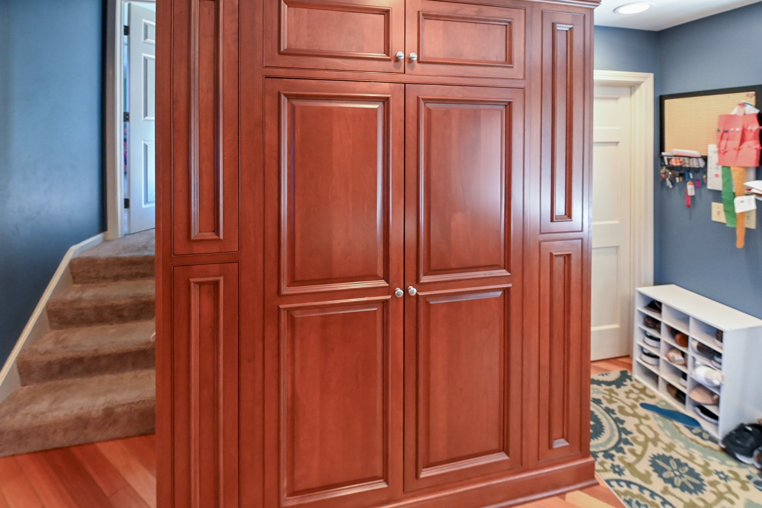 Crystal Cabinetry Terracotta Sunset Traditional Pre-Owned Kitchen W/ Wet Bar