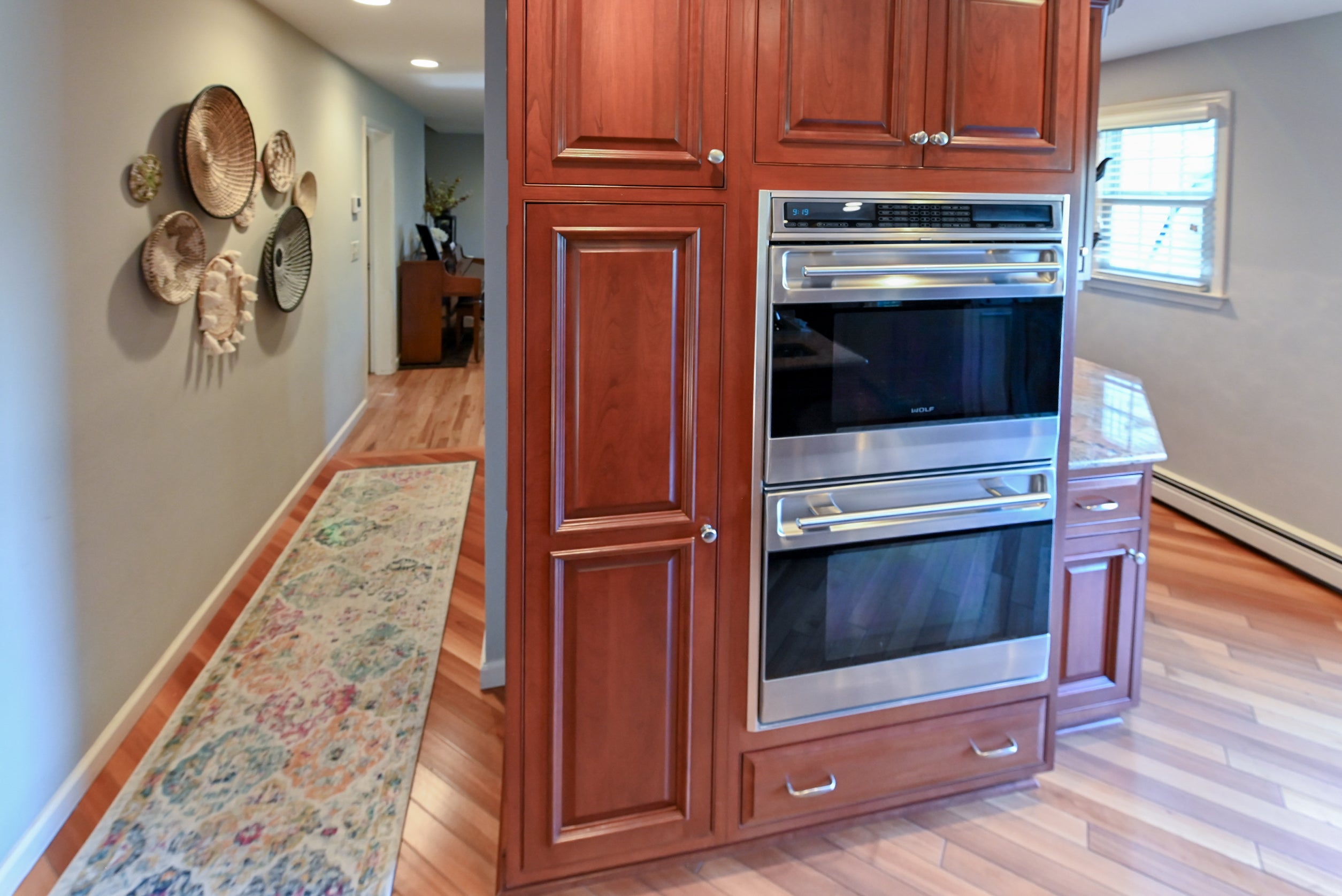 Crystal Cabinetry Terracotta Sunset Traditional Pre-Owned Kitchen W/ Wet Bar