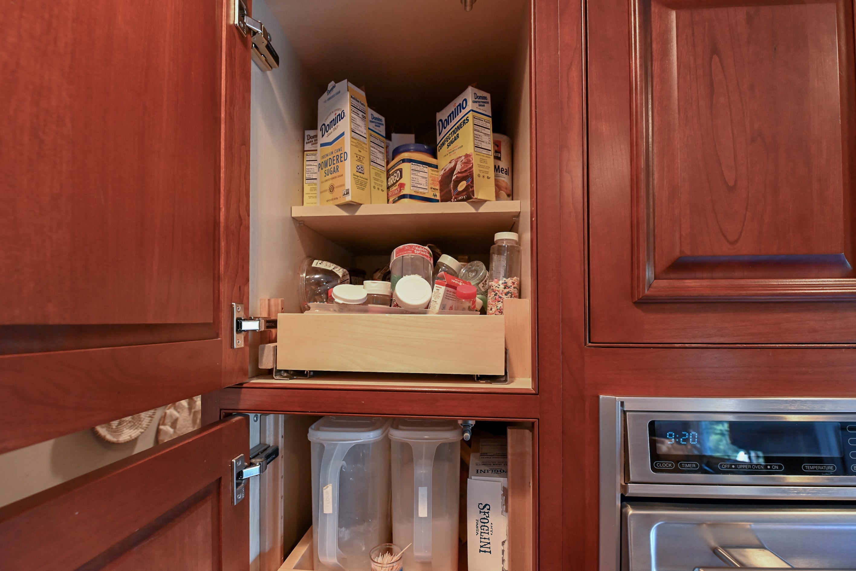 Crystal Cabinetry Terracotta Sunset Traditional Pre-Owned Kitchen W/ Wet Bar