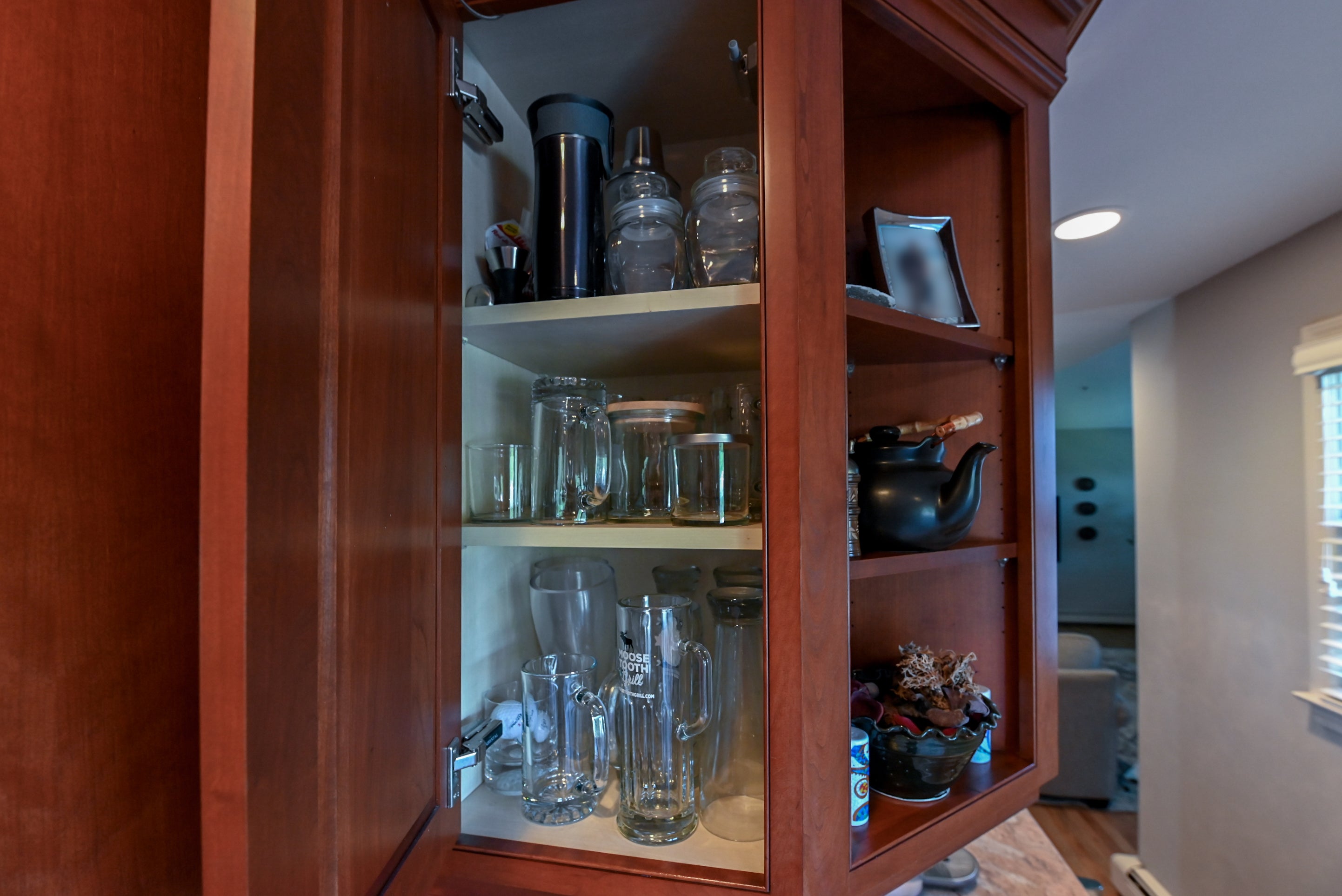 Crystal Cabinetry Terracotta Sunset Traditional Pre-Owned Kitchen W/ Wet Bar