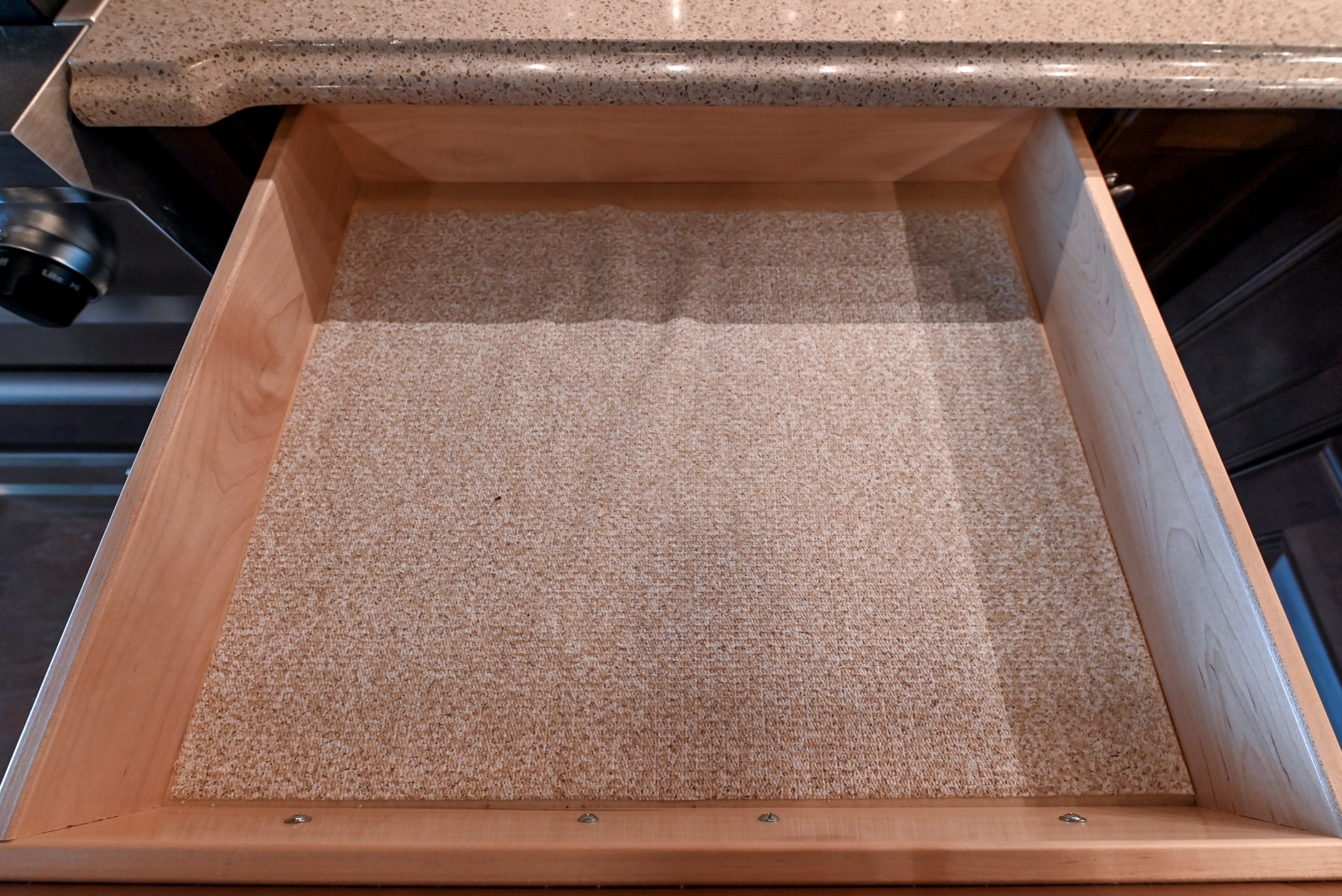 Chocolate European Coffee Traditional Pre-Owned Kitchen W/ Dry Bar