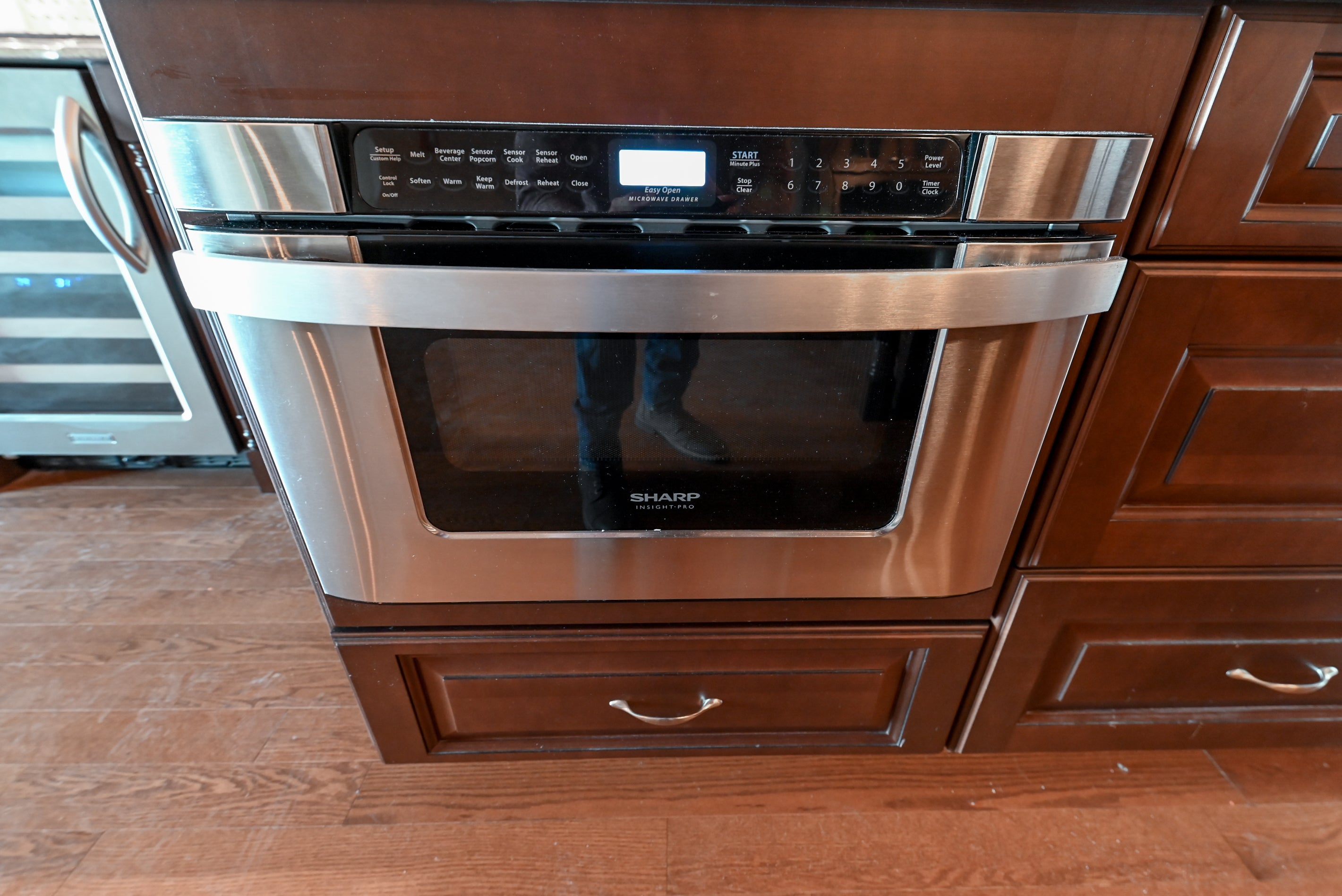 Chocolate European Coffee Traditional Pre-Owned Kitchen W/ Dry Bar