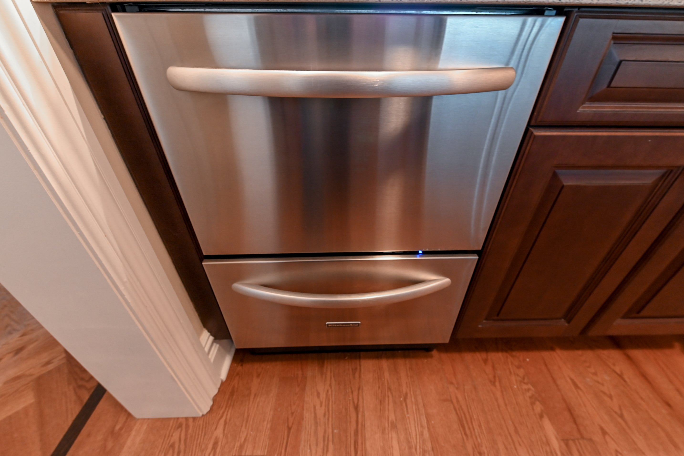 Chocolate European Coffee Traditional Pre-Owned Kitchen W/ Dry Bar