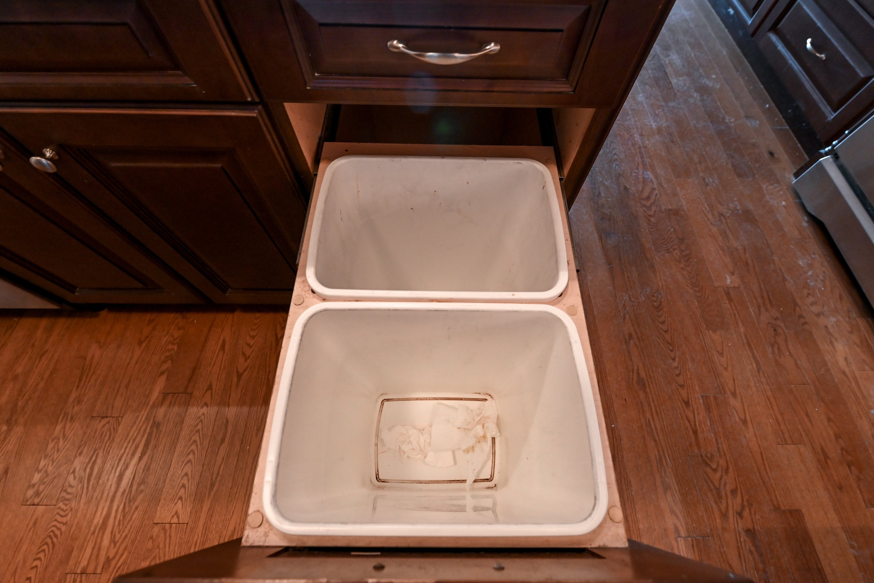 Chocolate European Coffee Traditional Pre-Owned Kitchen W/ Dry Bar