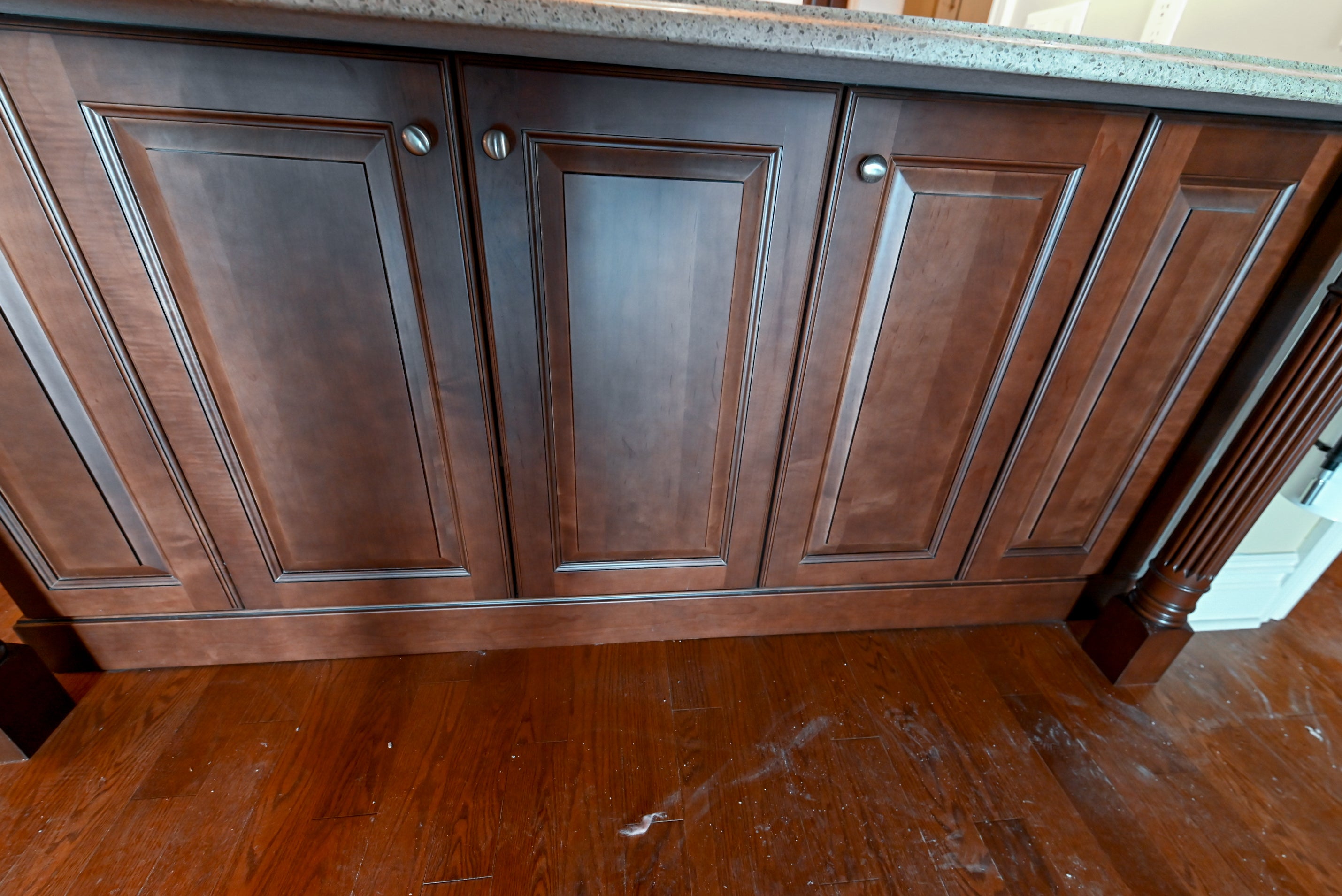 Chocolate European Coffee Traditional Pre-Owned Kitchen W/ Dry Bar