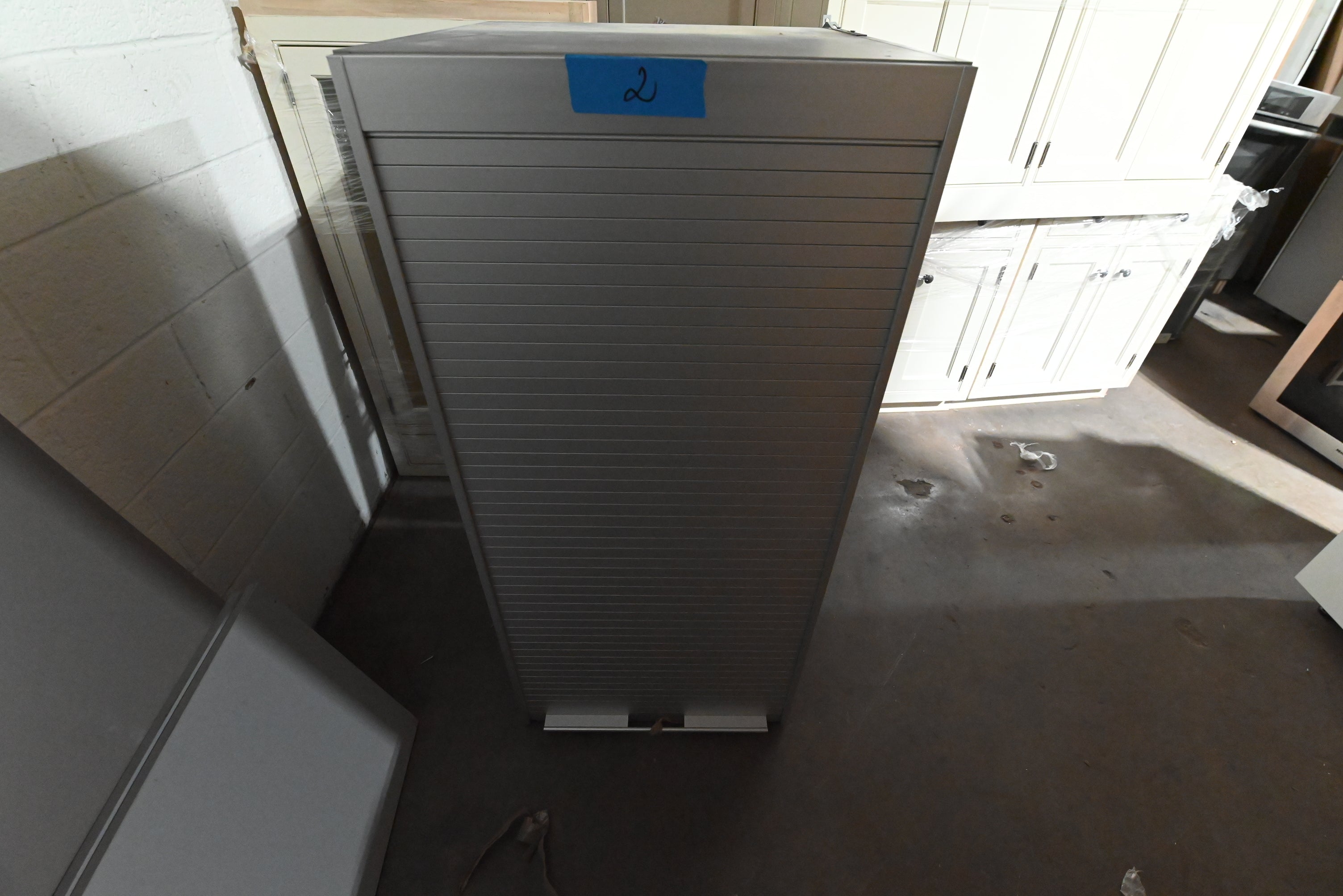 Bulthaup Modern Matte Grey Kitchen with Stone Countertops & Appliances