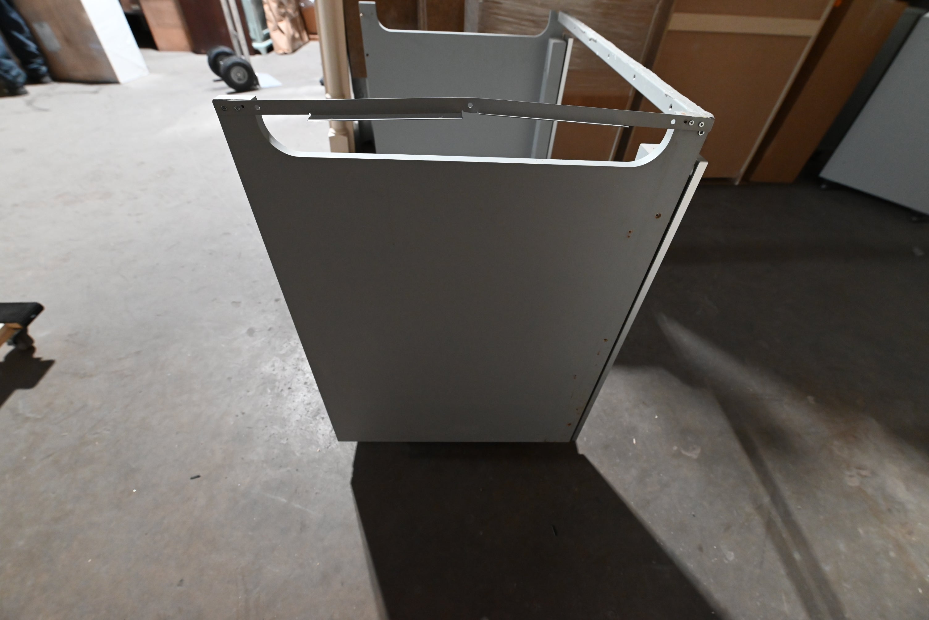 Bulthaup Modern Matte Grey Kitchen with Stone Countertops & Appliances