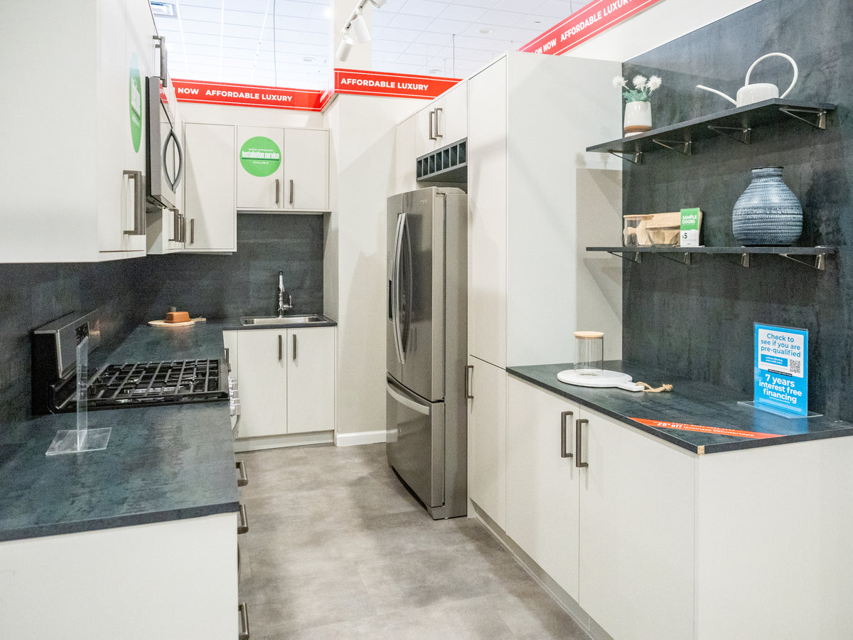 Wren Autograph Pebble Gray Matte Kitchen