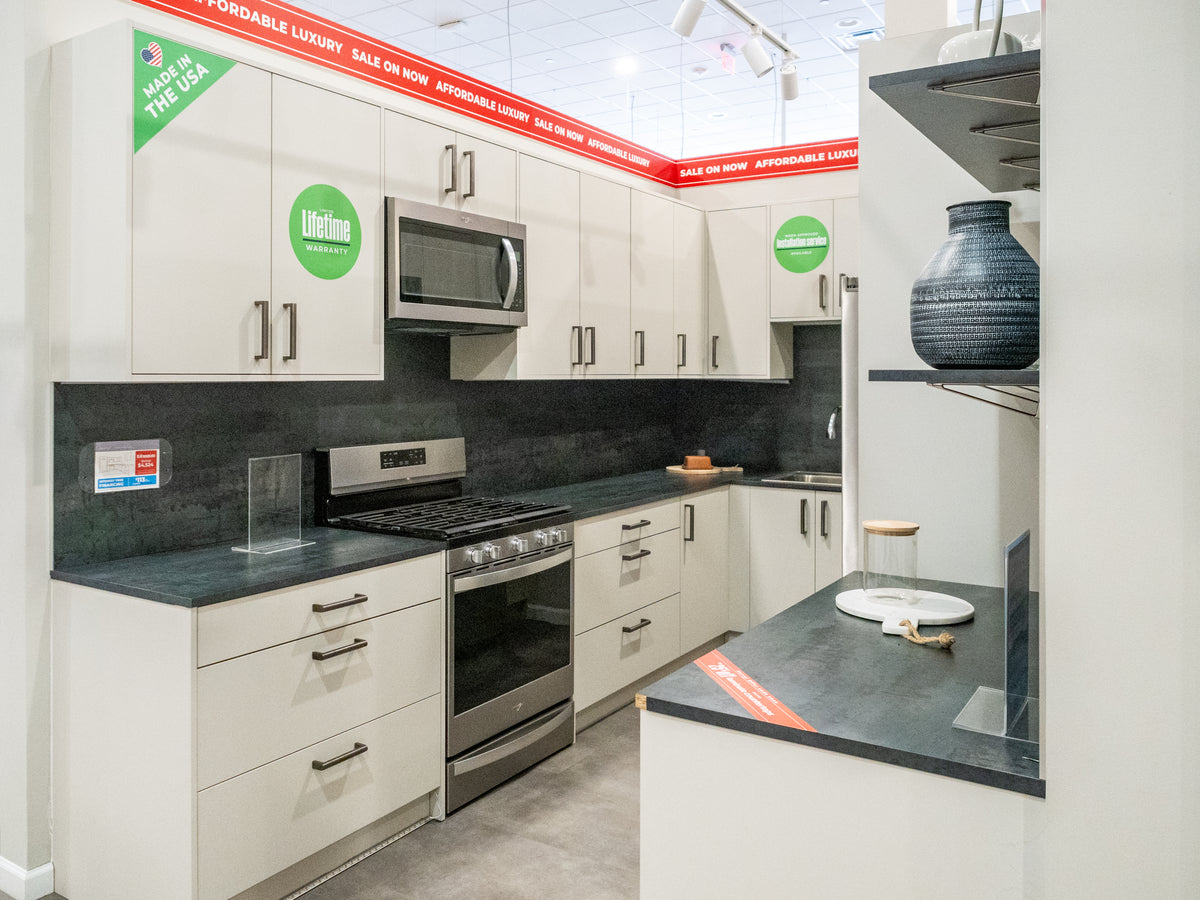 Wren Autograph Pebble Gray Matte Kitchen