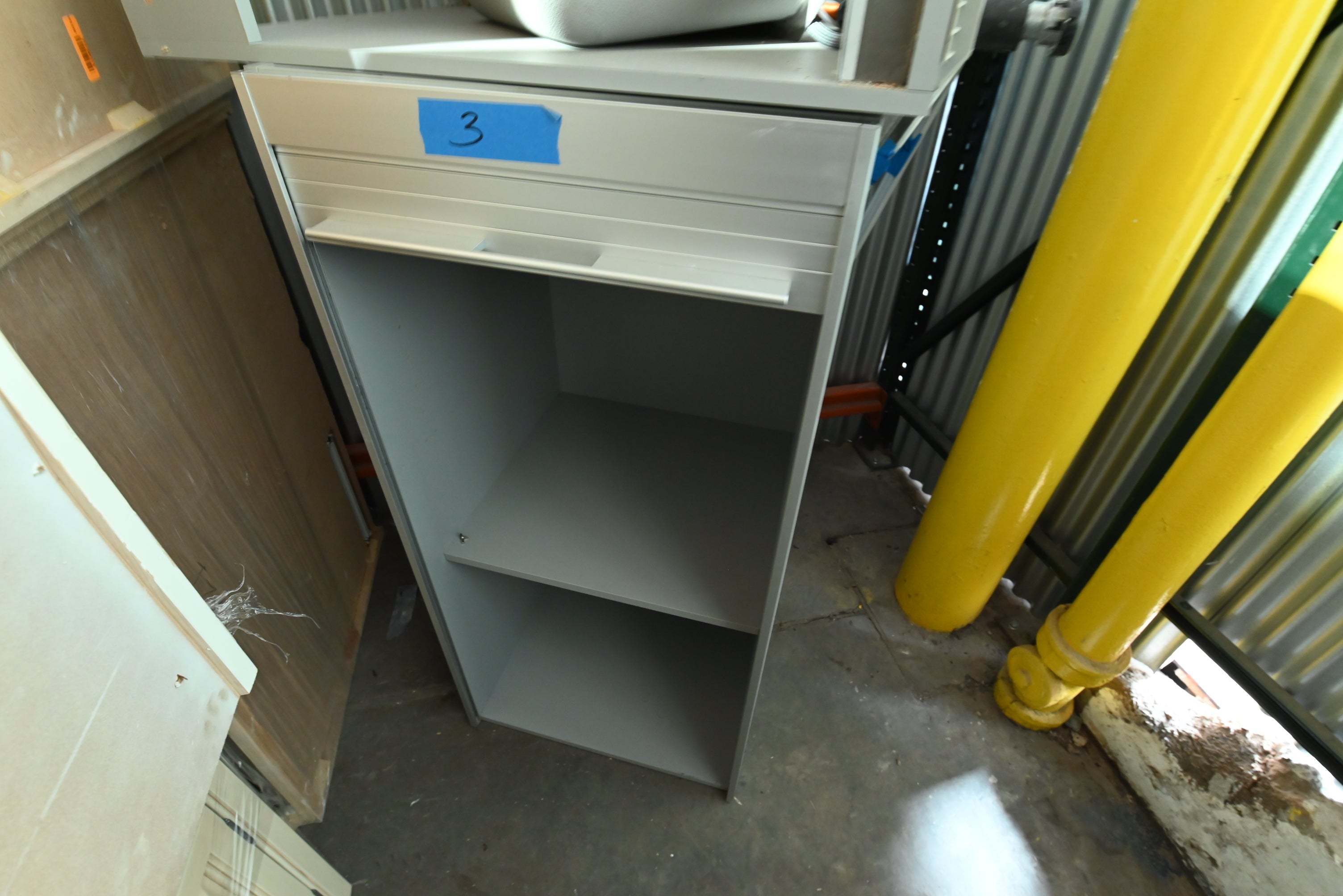 Bulthaup Modern Matte Grey Kitchen with Stone Countertops & Appliances