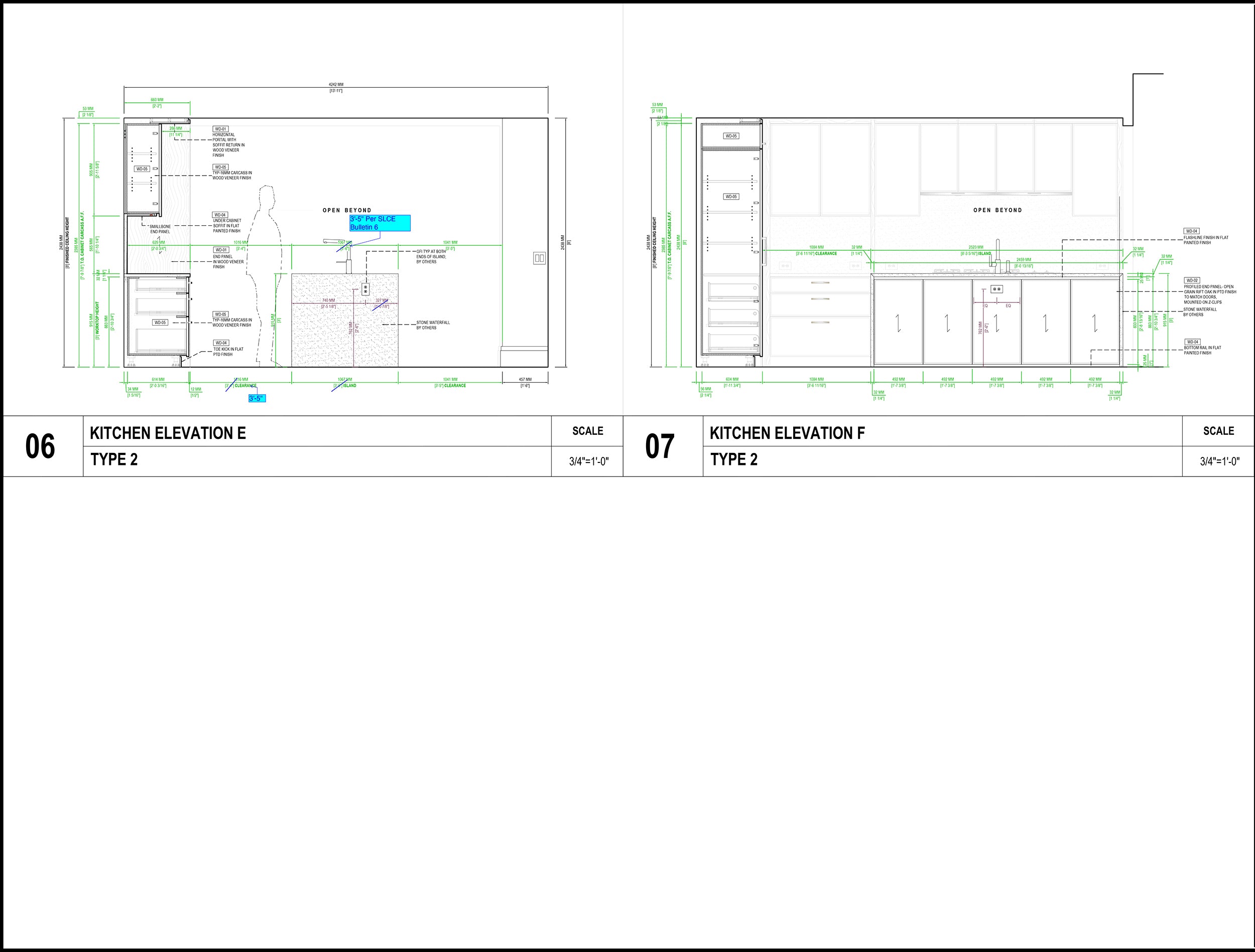 Smallbone Transitional White Oak Kitchen with Island - Cabinetry Only - New in Box