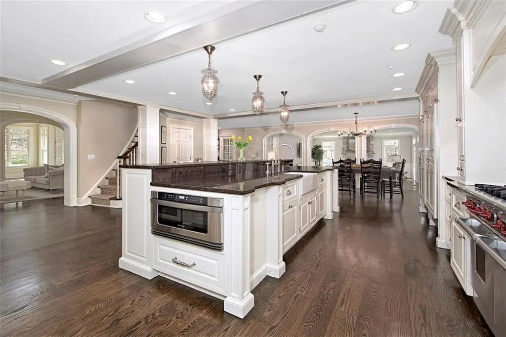 Rutt Traditional White Kitchen with Butler's Pantry, 48" Wolf Range & Sub-Zero Refrigerators