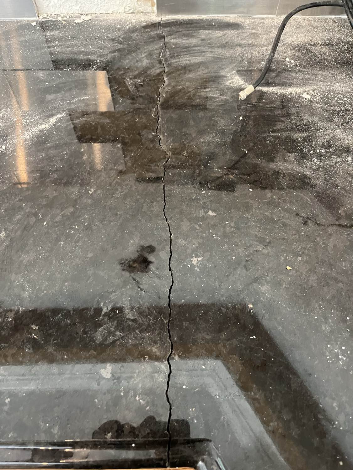 Rutt Transitional White Kitchen with Island, Wet Bar, Granite Countertops & Appliances