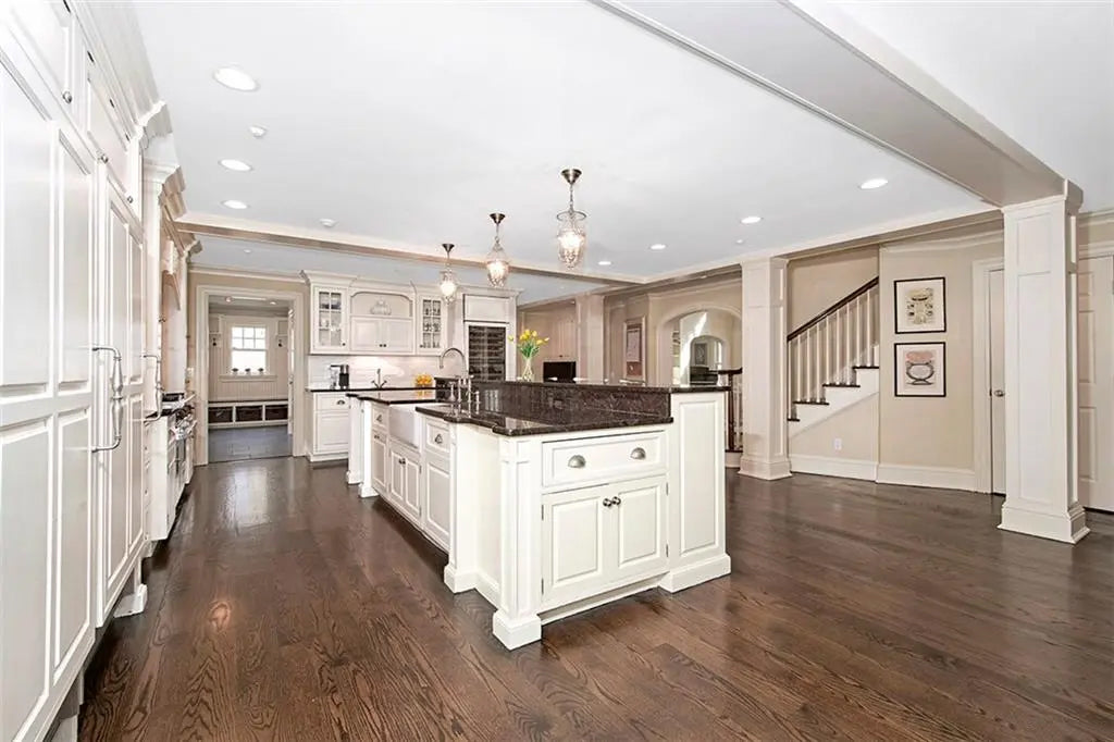 Rutt Traditional White Kitchen with Butler's Pantry, 48" Wolf Range & Sub-Zero Refrigerators