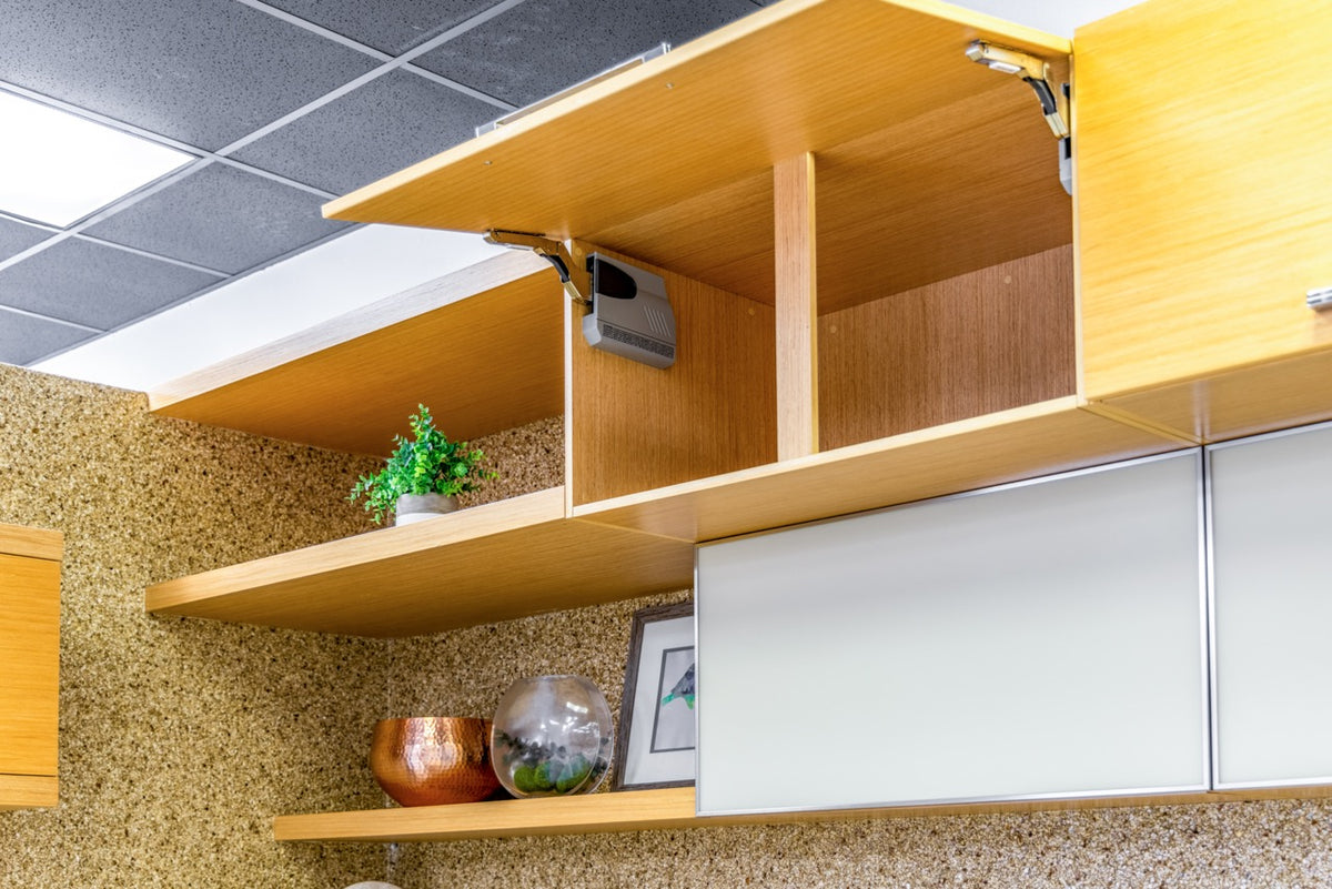 Contemporary Light Oak Wet Bar