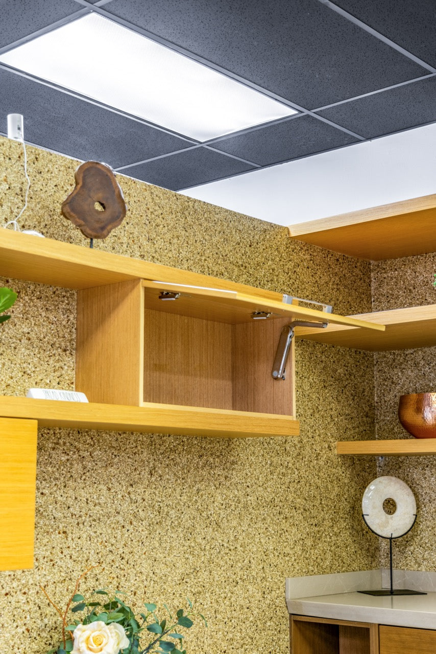 Contemporary Light Oak Wet Bar