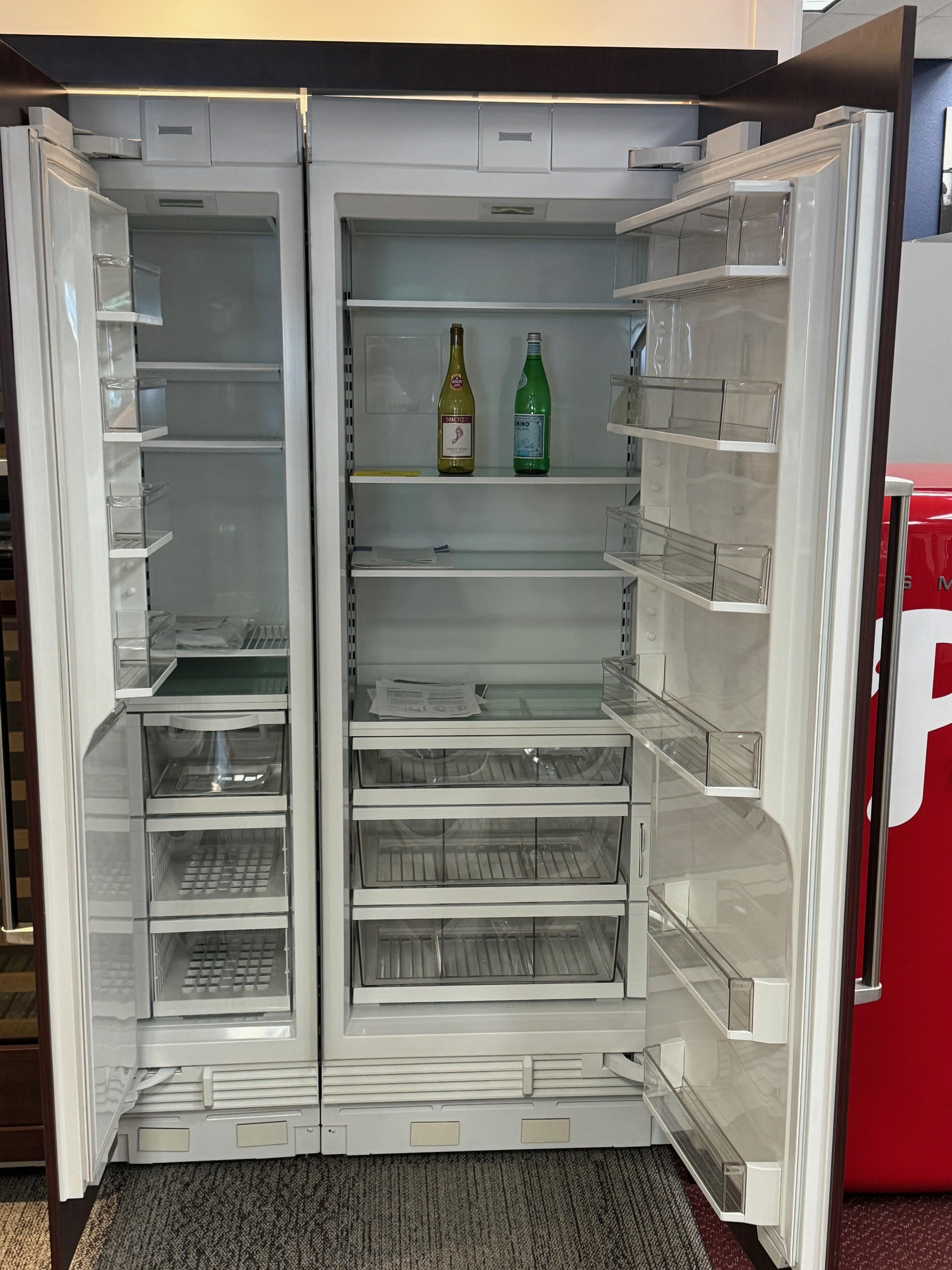 Sub-Zero IC-18FI 18" Paneled Smart Freezer Column, Left Hinge, 2016