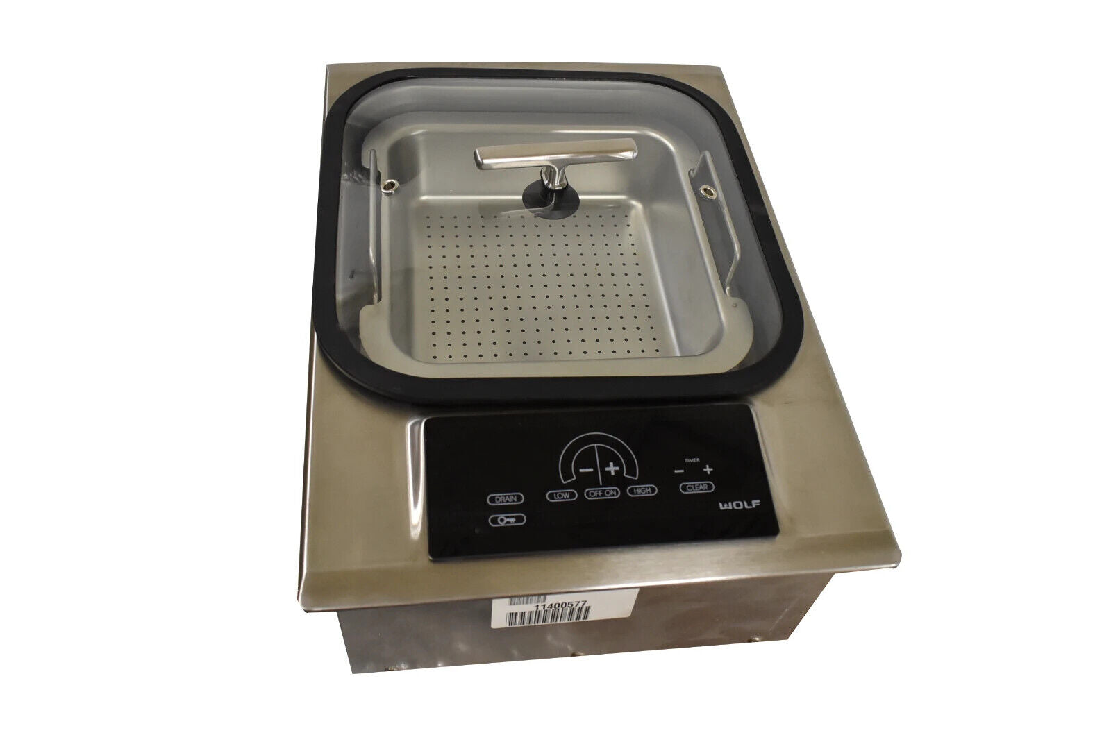 Wolf IS15/S 15" Stainless Steel Electric Steamer Module