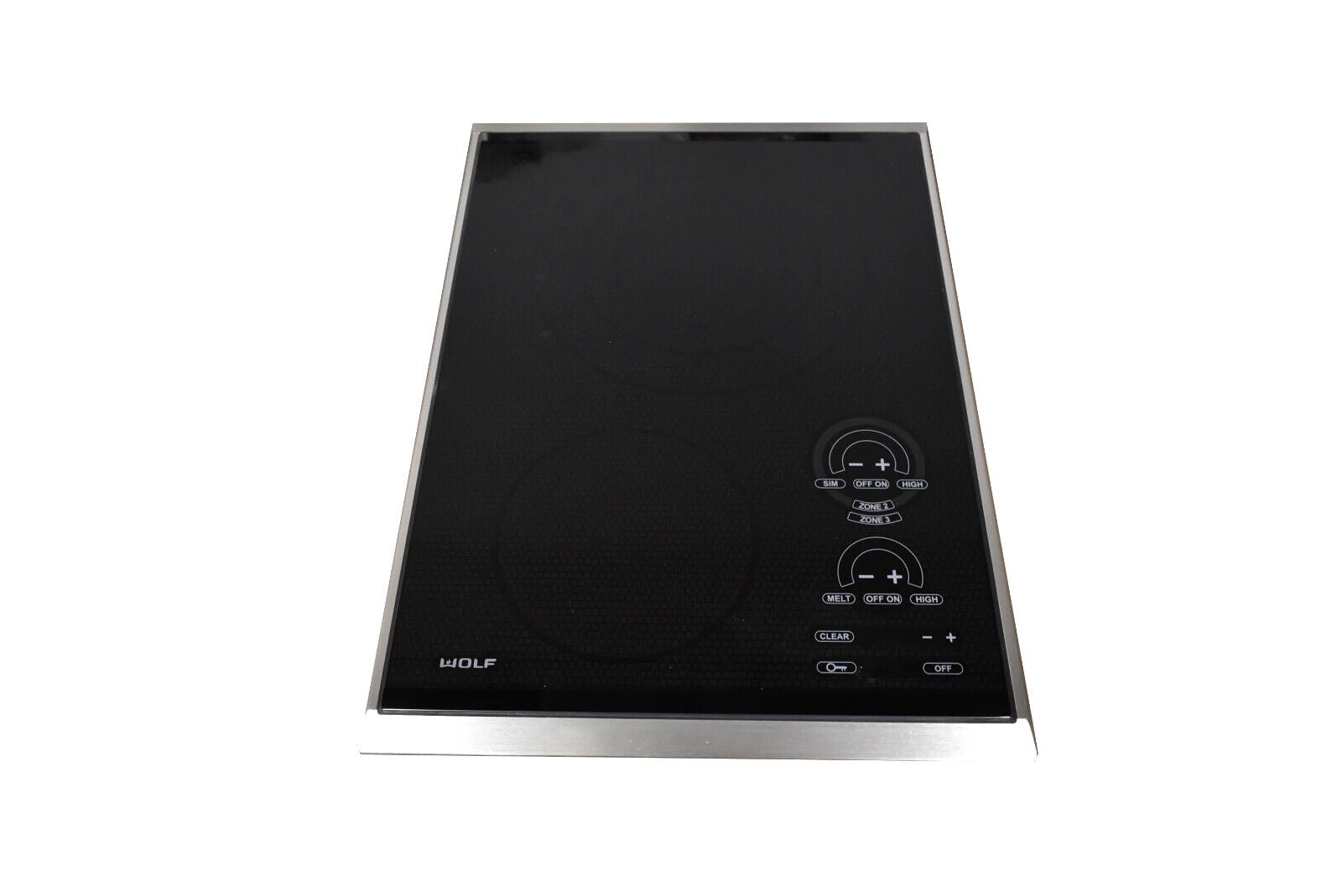 Wolf CT15E/S 15" Black Smoothtop Electric Cooktop