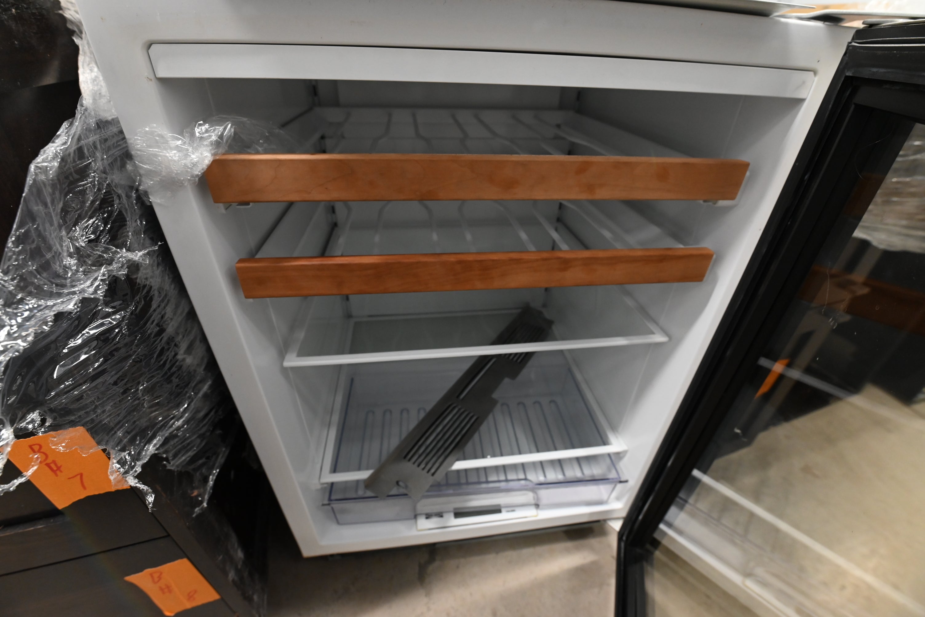 Transitional Dark Wooden Brown Kitchen with Island, Marble Countertops & Luxury Appliances