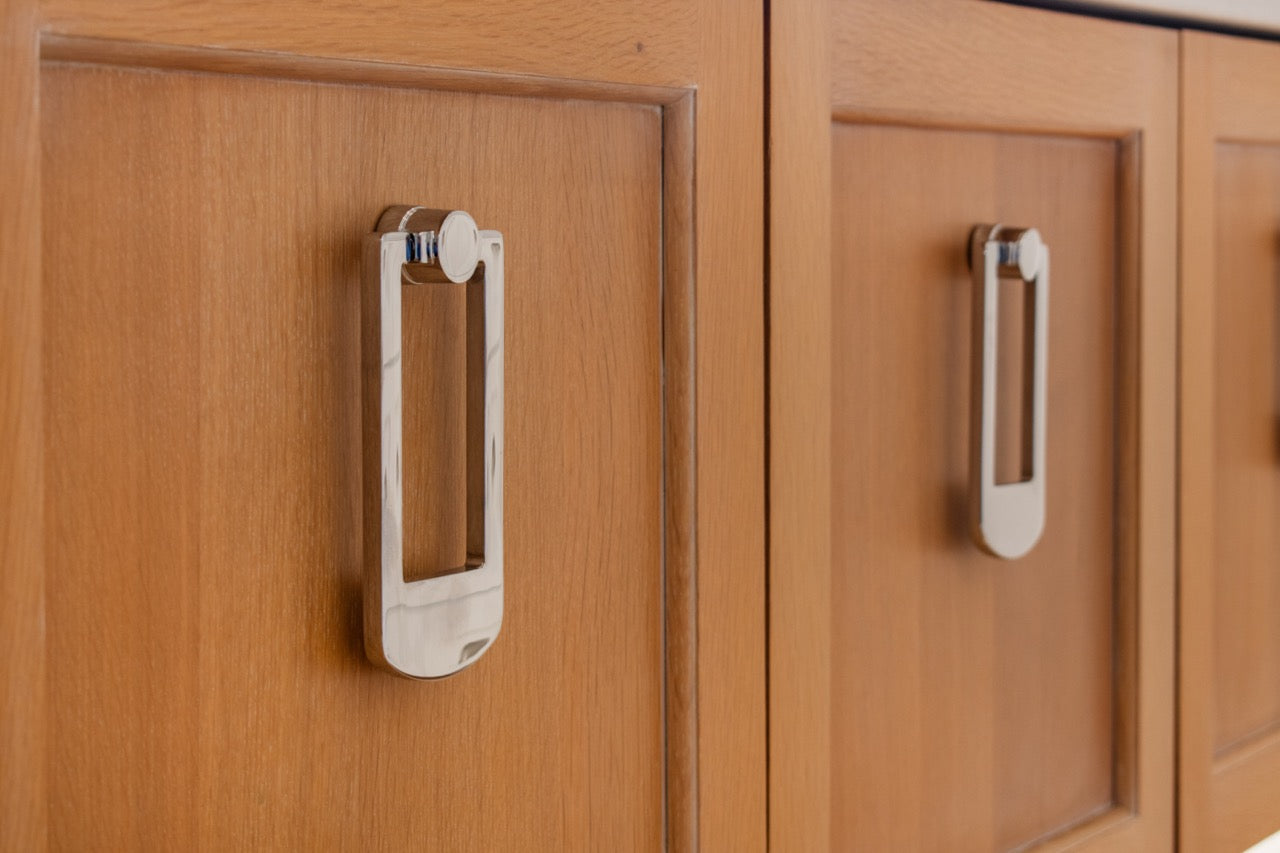 Plain & Fancy Transitional White Kitchen Cabinets with Oak Island & Farmhouse Sink