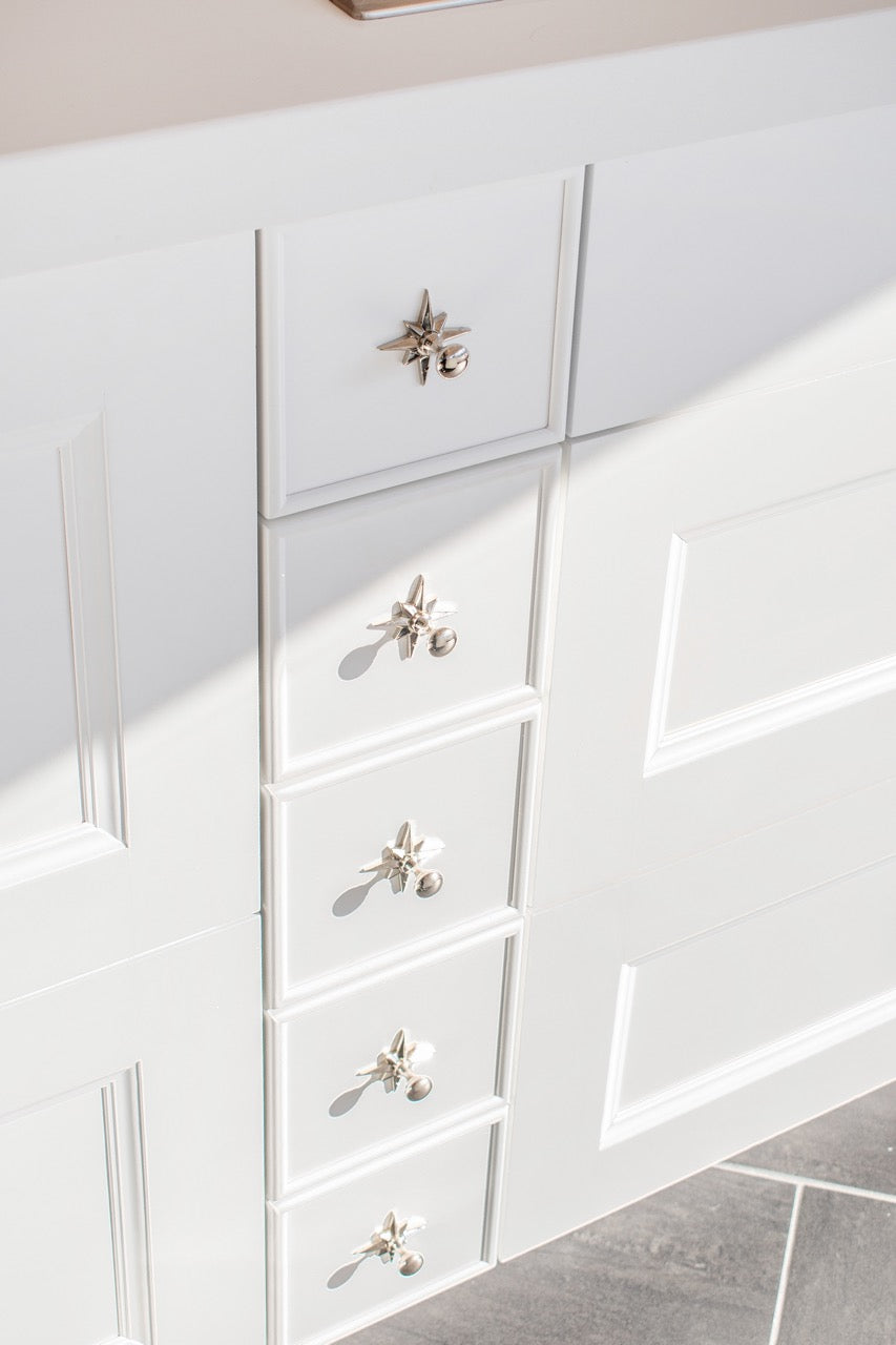 Rutt Regency Transitional White Kitchen with Wolf Appliances